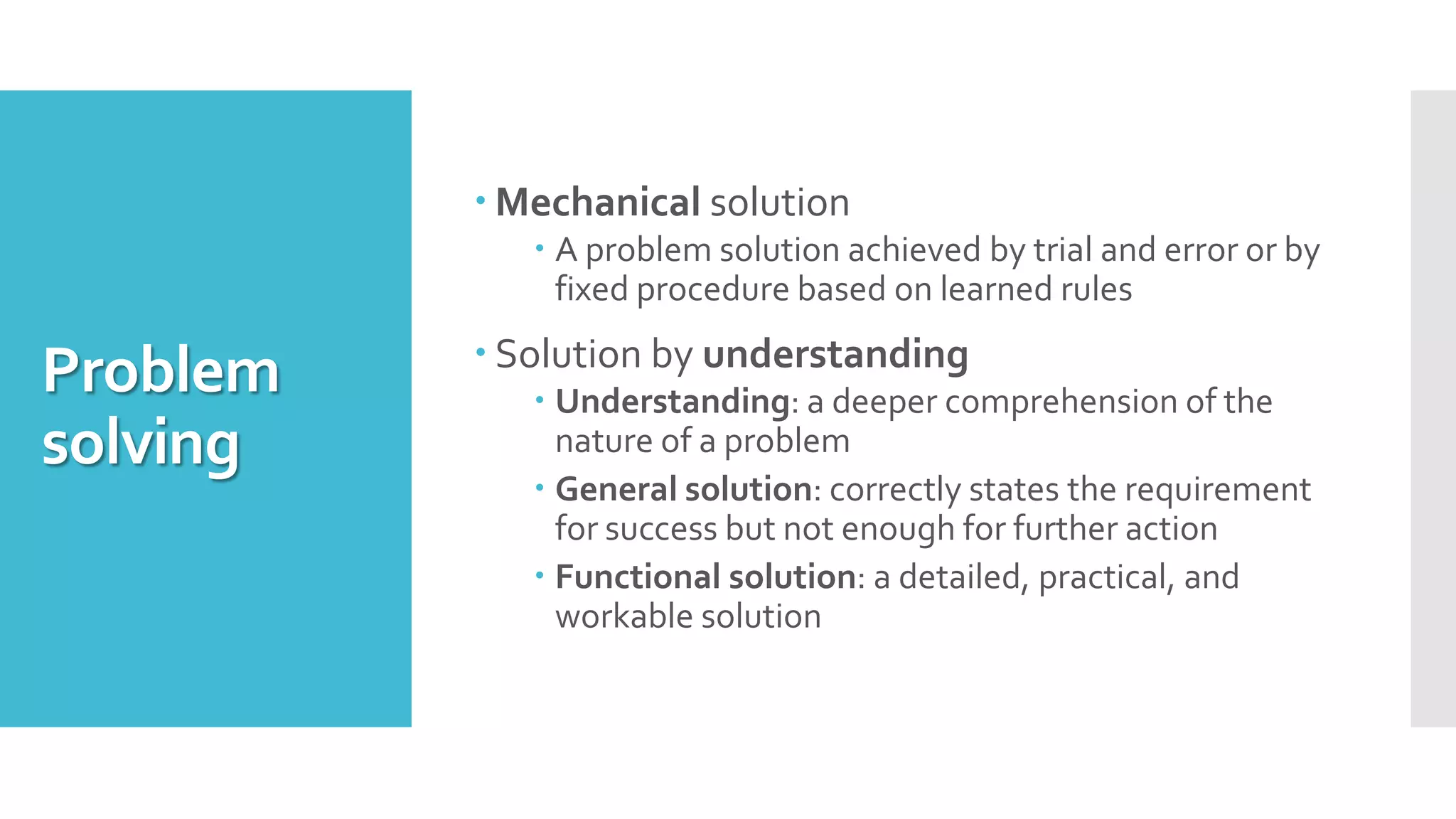 Problem solving skills | PPT