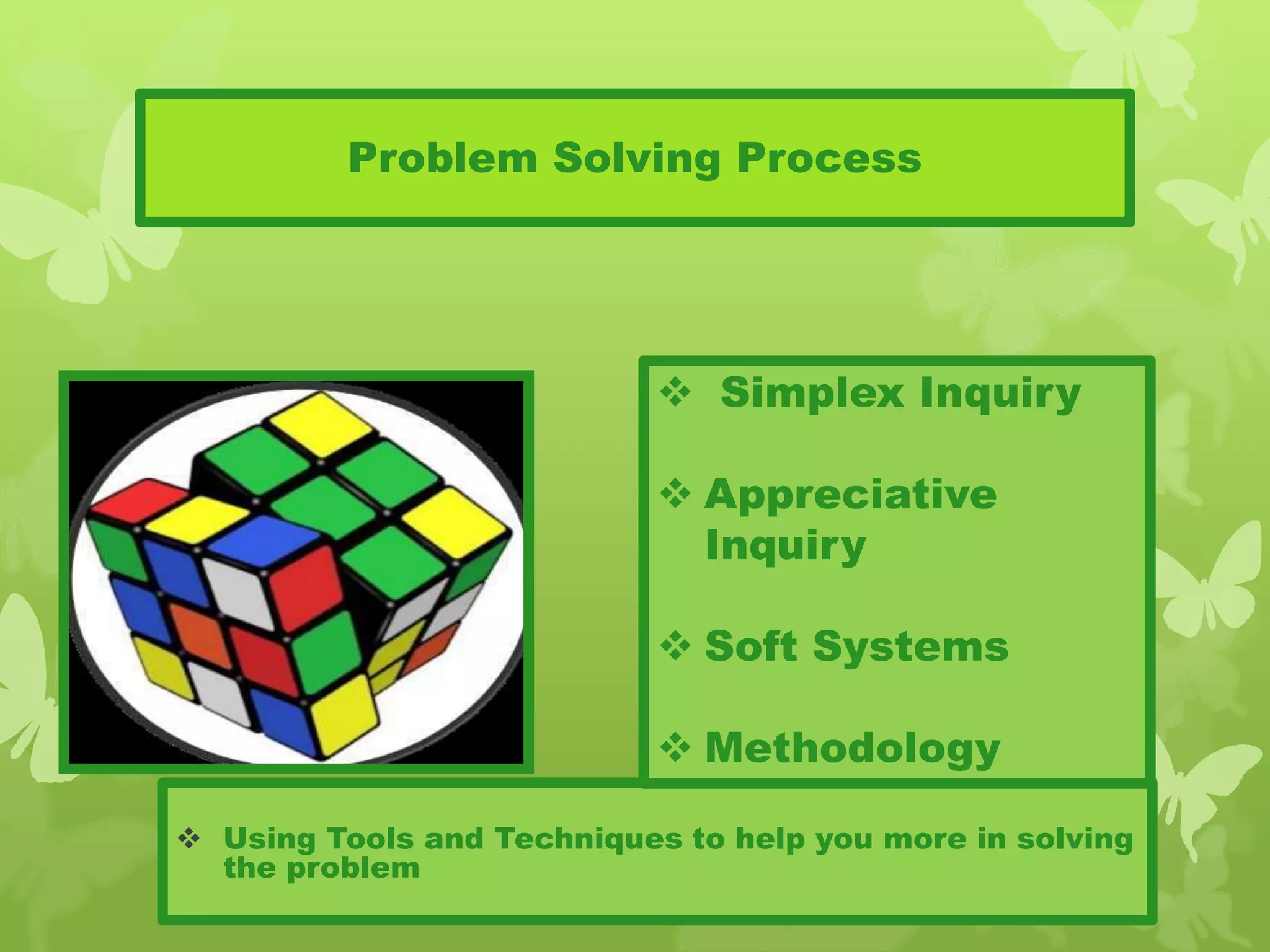 Problem solving skills | PPT | Business | Business and Finance