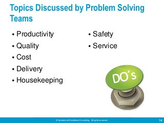 PDCA Problem Solving Technique & Tools by Operational Excellence Consulting