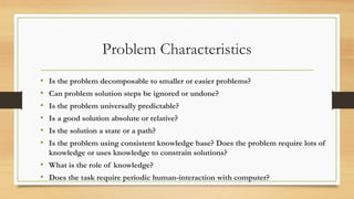 Problem Characterictis Example Problem Solving Strategies - Artificial Intelligence - Anna University ...