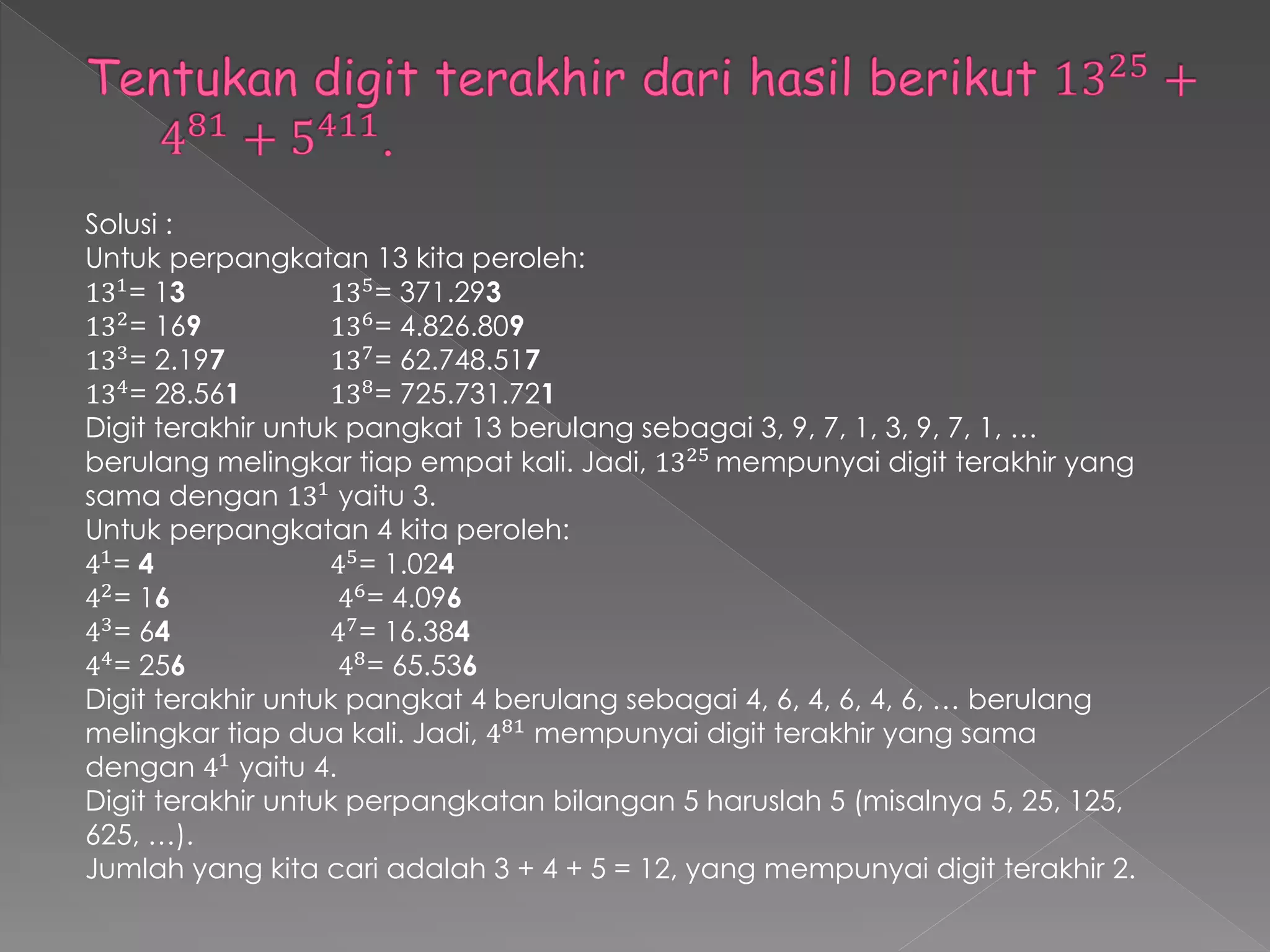 Problem Solving Strategies Finding a Pattern | PPT