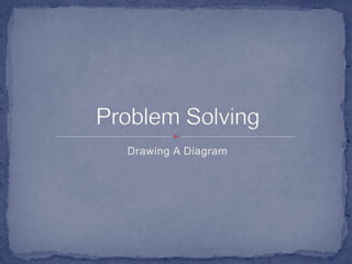 Drawing A Diagram Problem Solving 