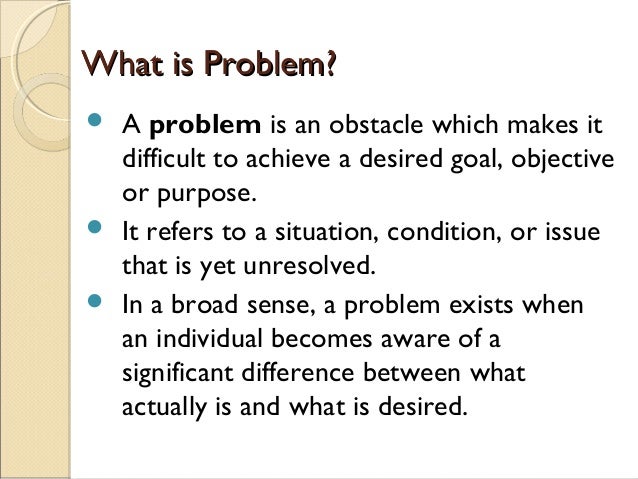 Problem solving using Computer