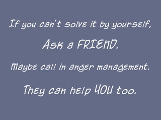 Problem Solving With Anger Management | PDF