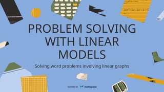 Problem Solving with linear models Education Presentation in Blue Black ...