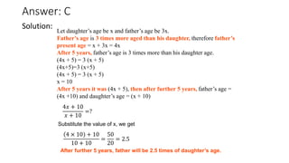 Three Sisters Age Math Problems Problems on Ages ppt.pdf