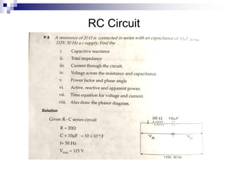 RC Circuit
 