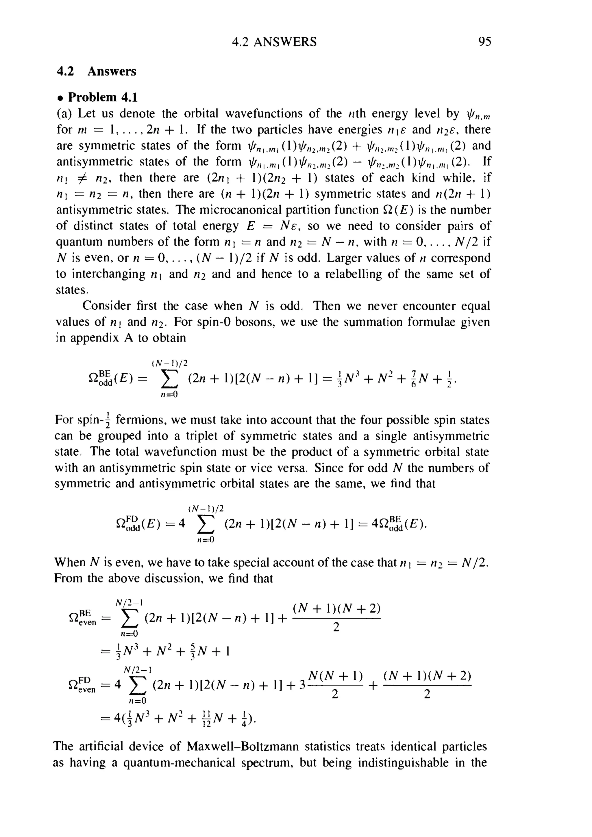 Problems on stat phys