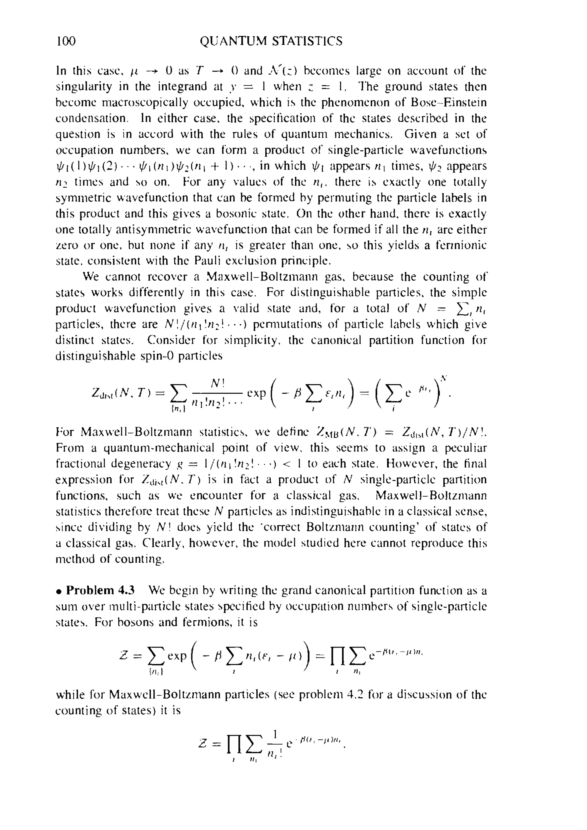Problems on stat phys