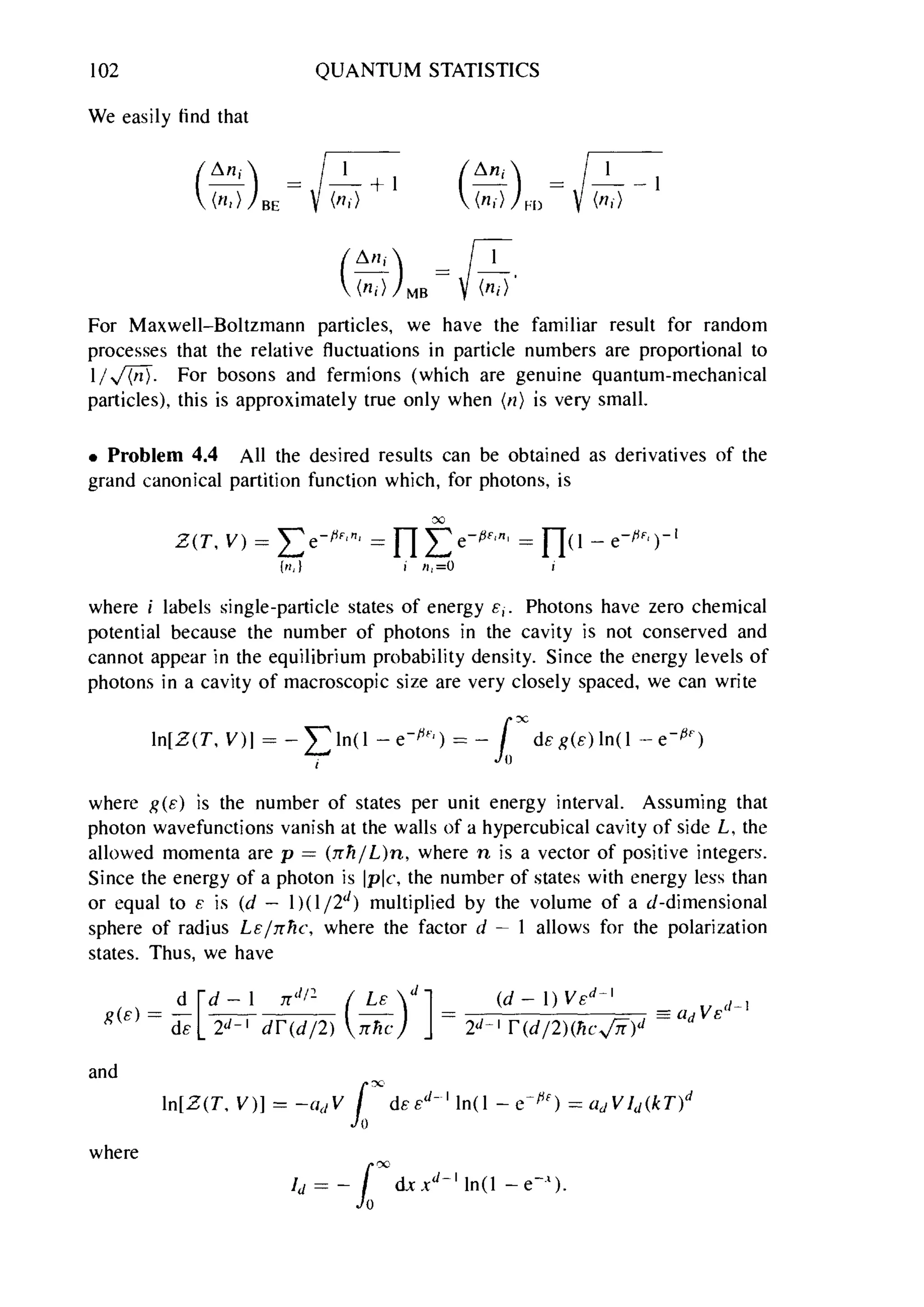 Problems on stat phys