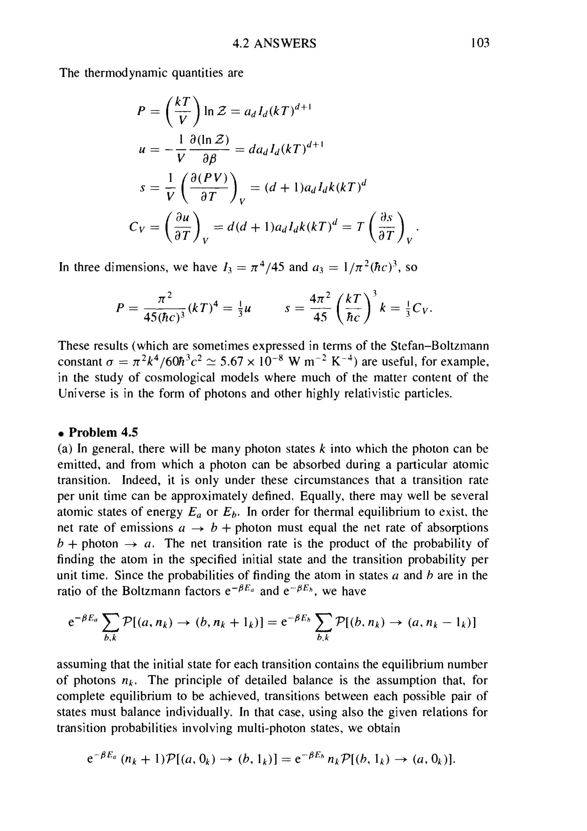 Problems on stat phys