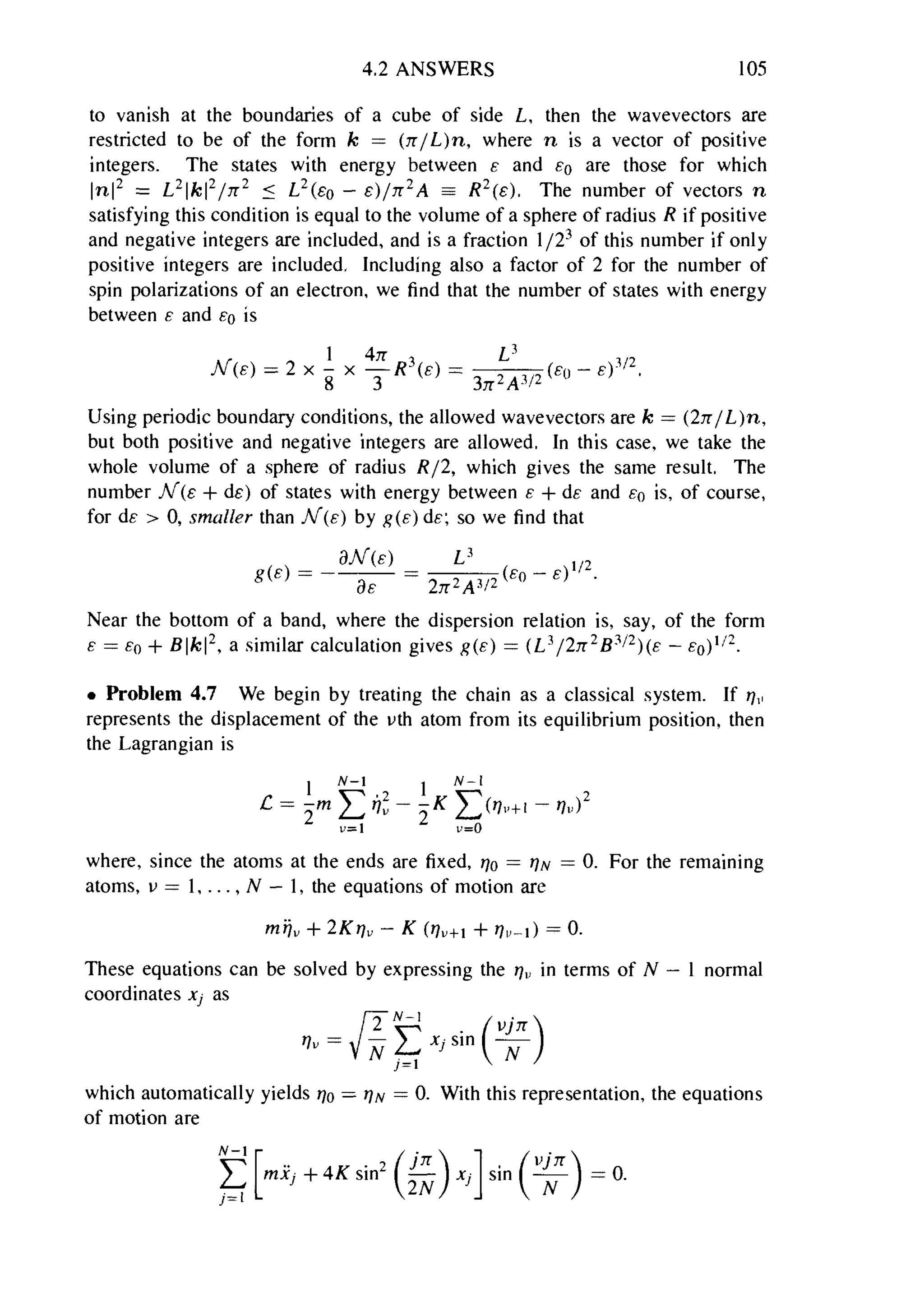 Problems on stat phys