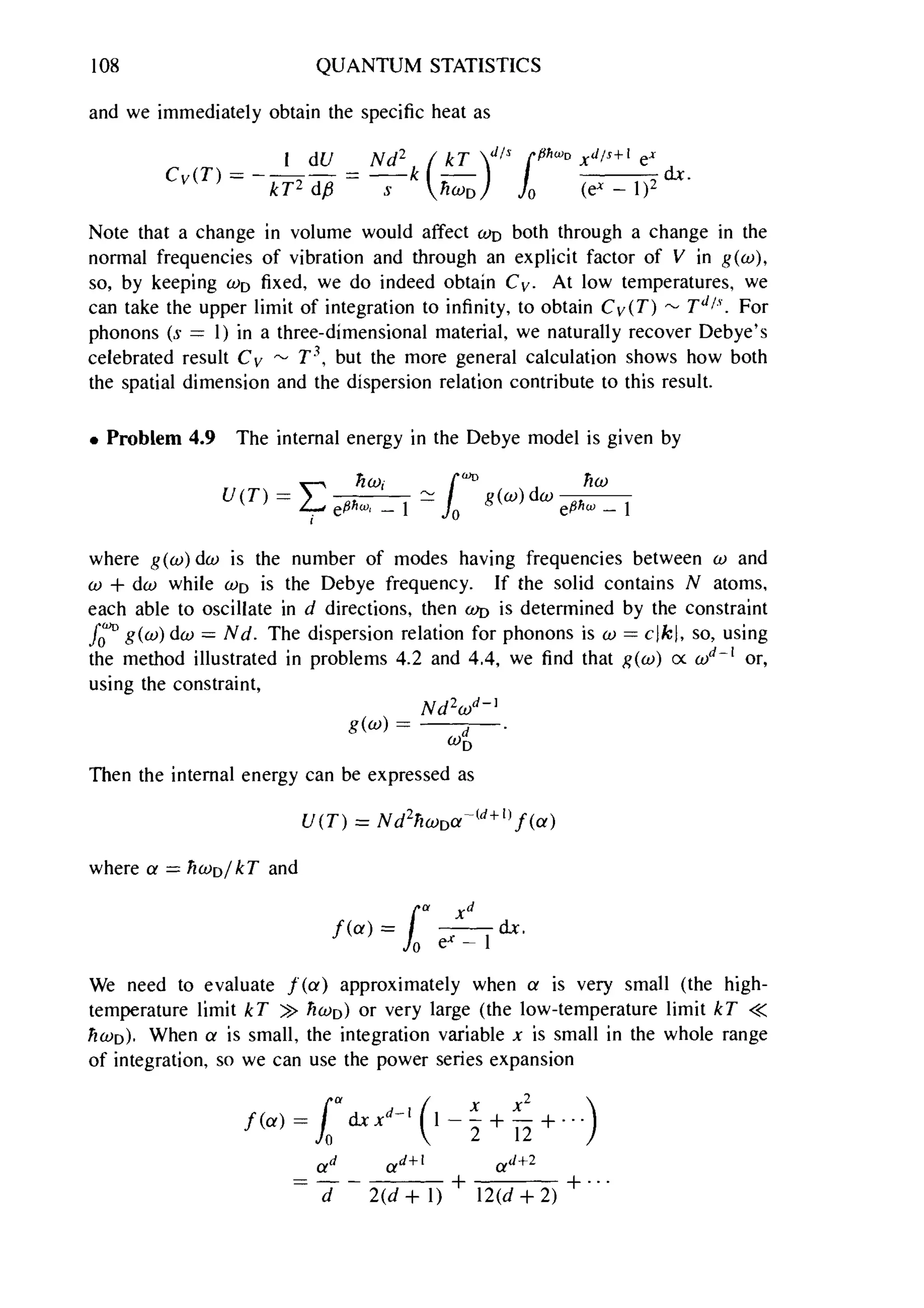 Problems on stat phys