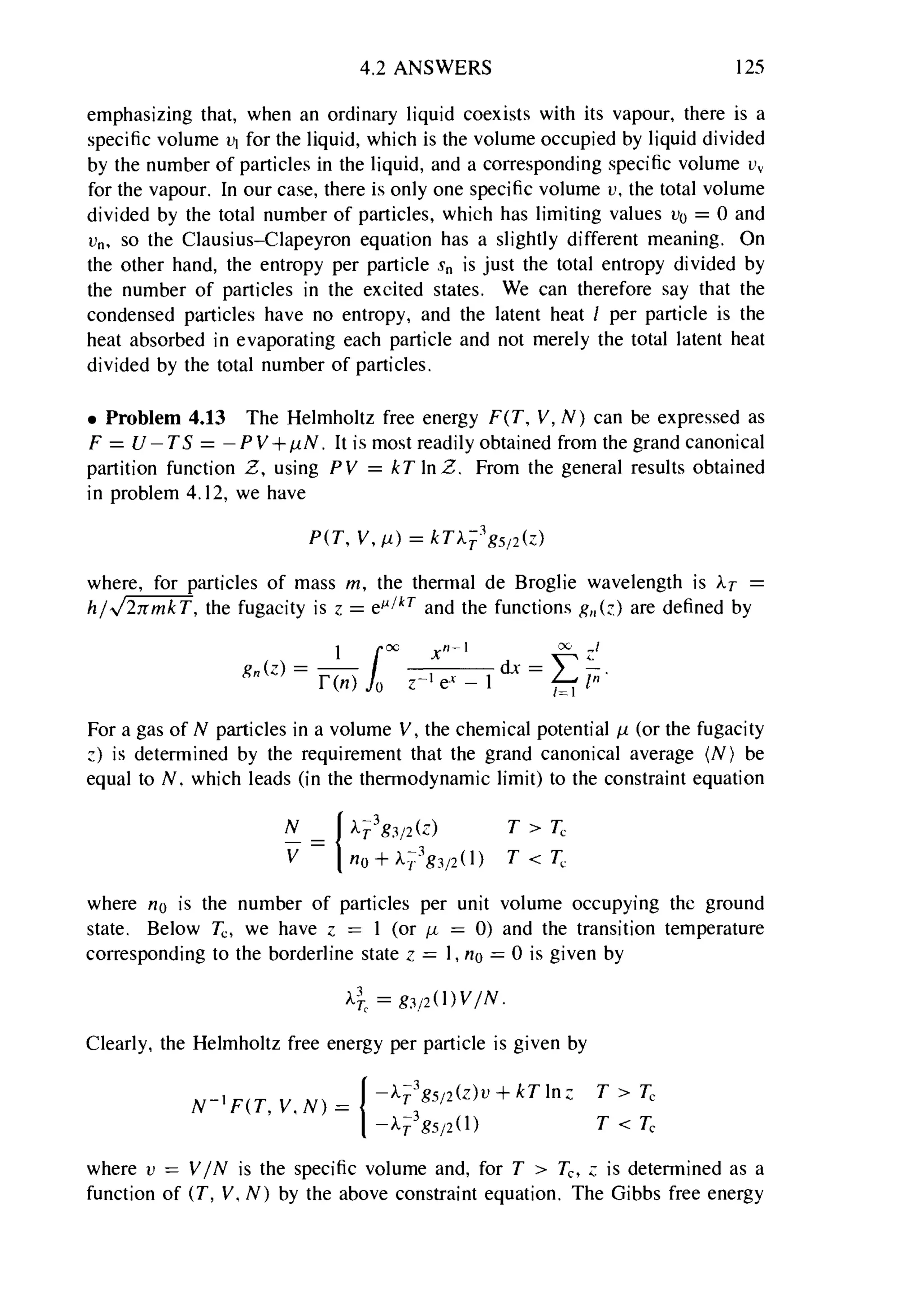 Problems on stat phys