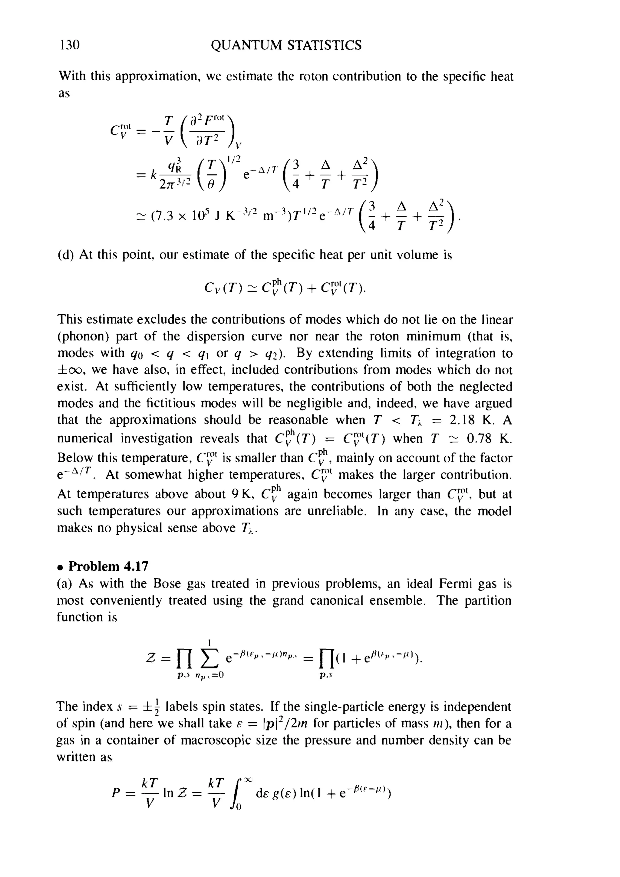 Problems on stat phys