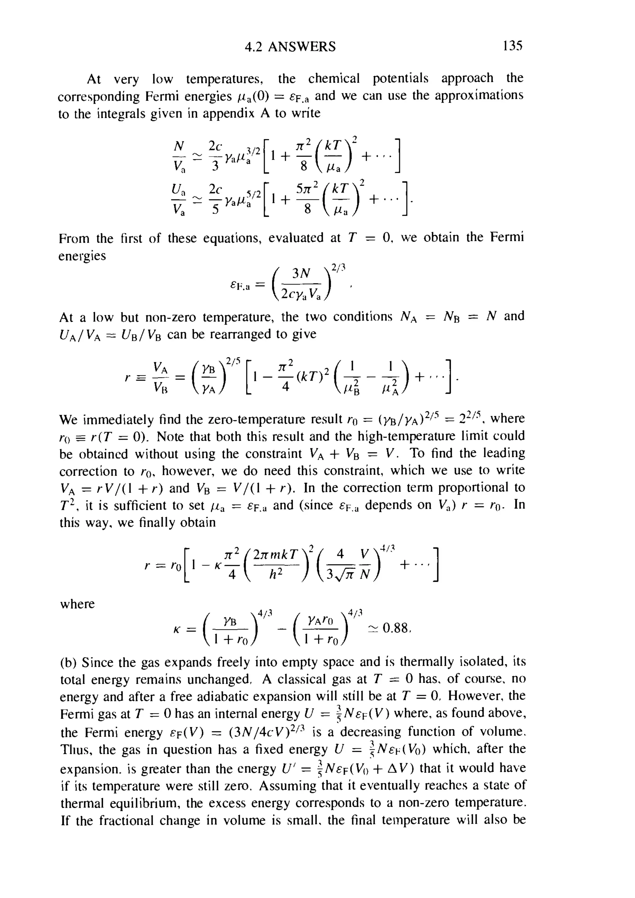 Problems on stat phys