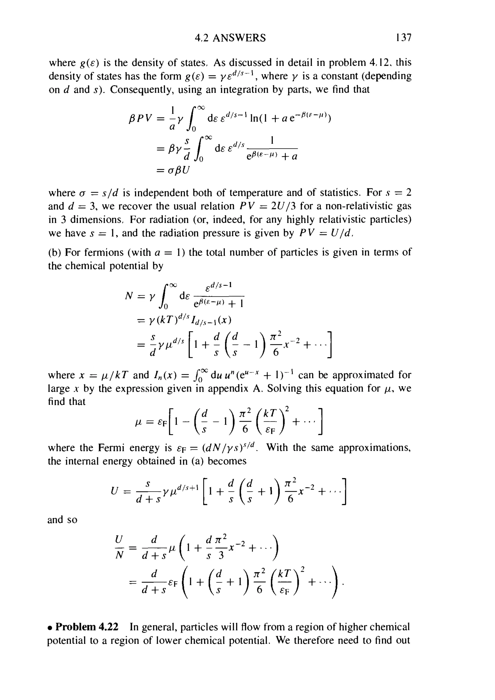 Problems on stat phys