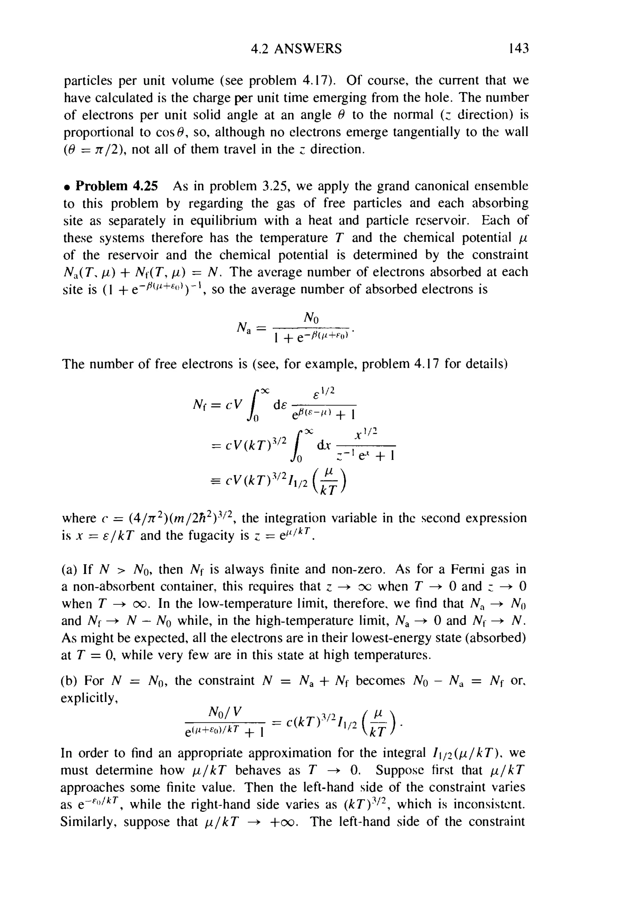 Problems on stat phys