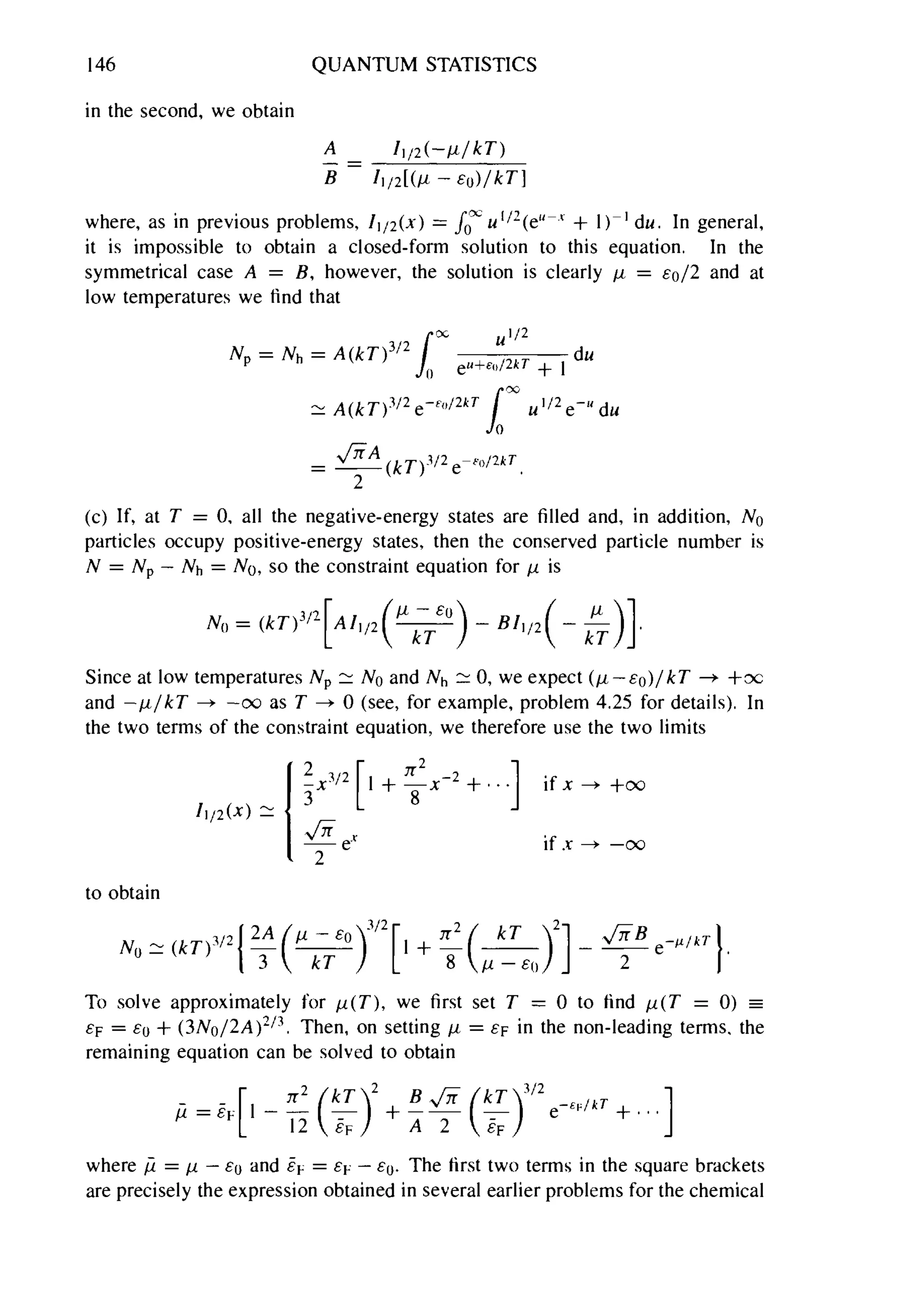 Problems on stat phys