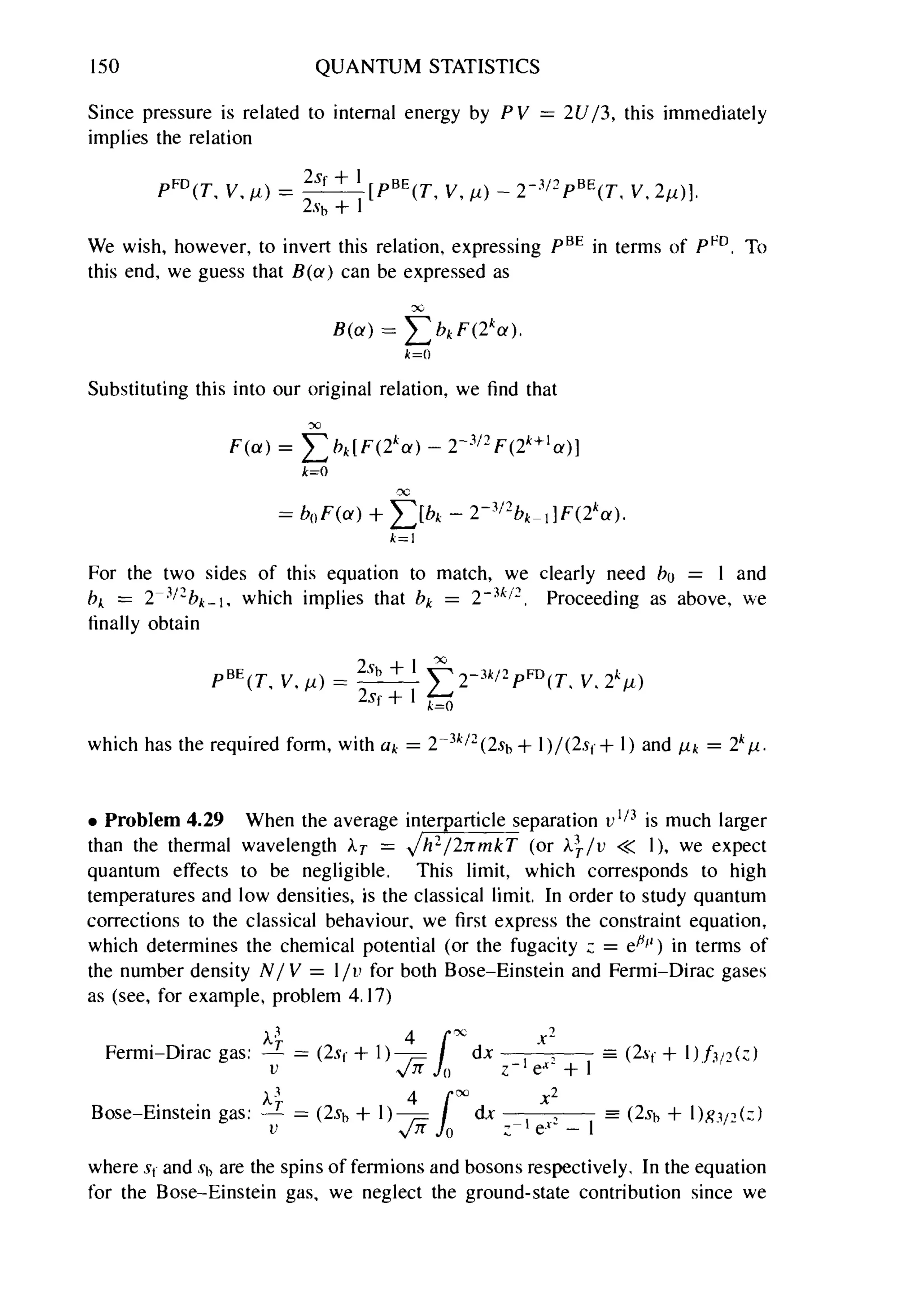 Problems on stat phys