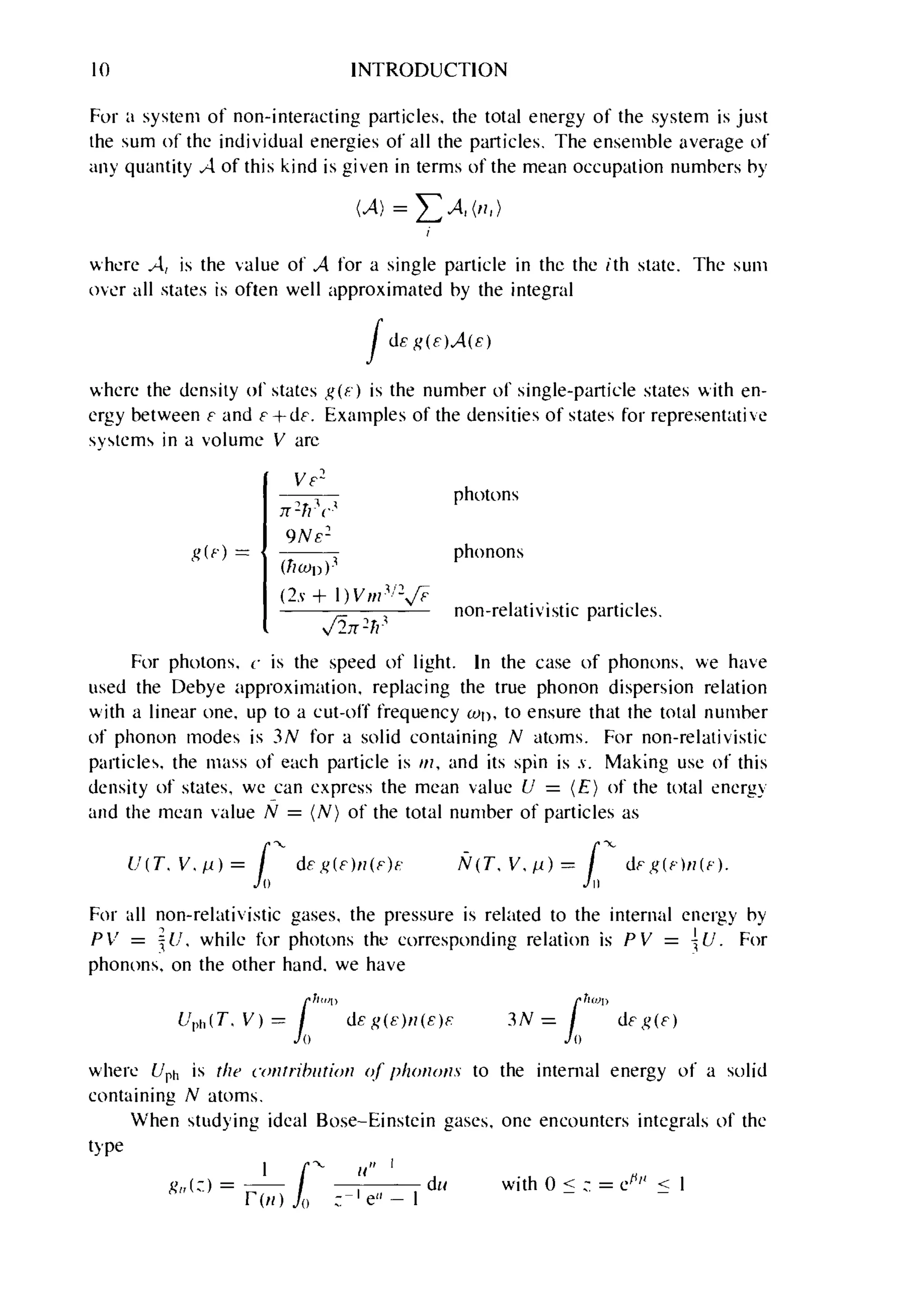 Problems on stat phys