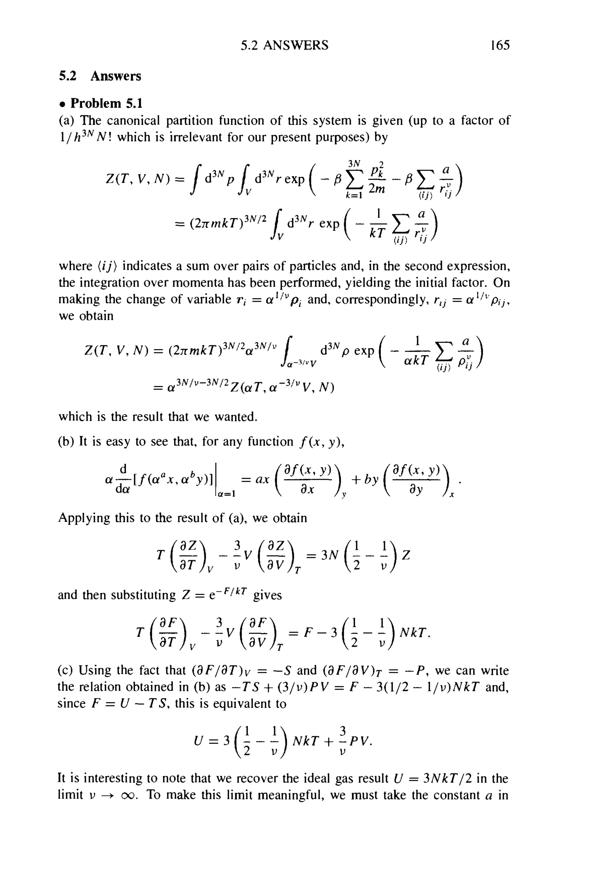 Problems on stat phys