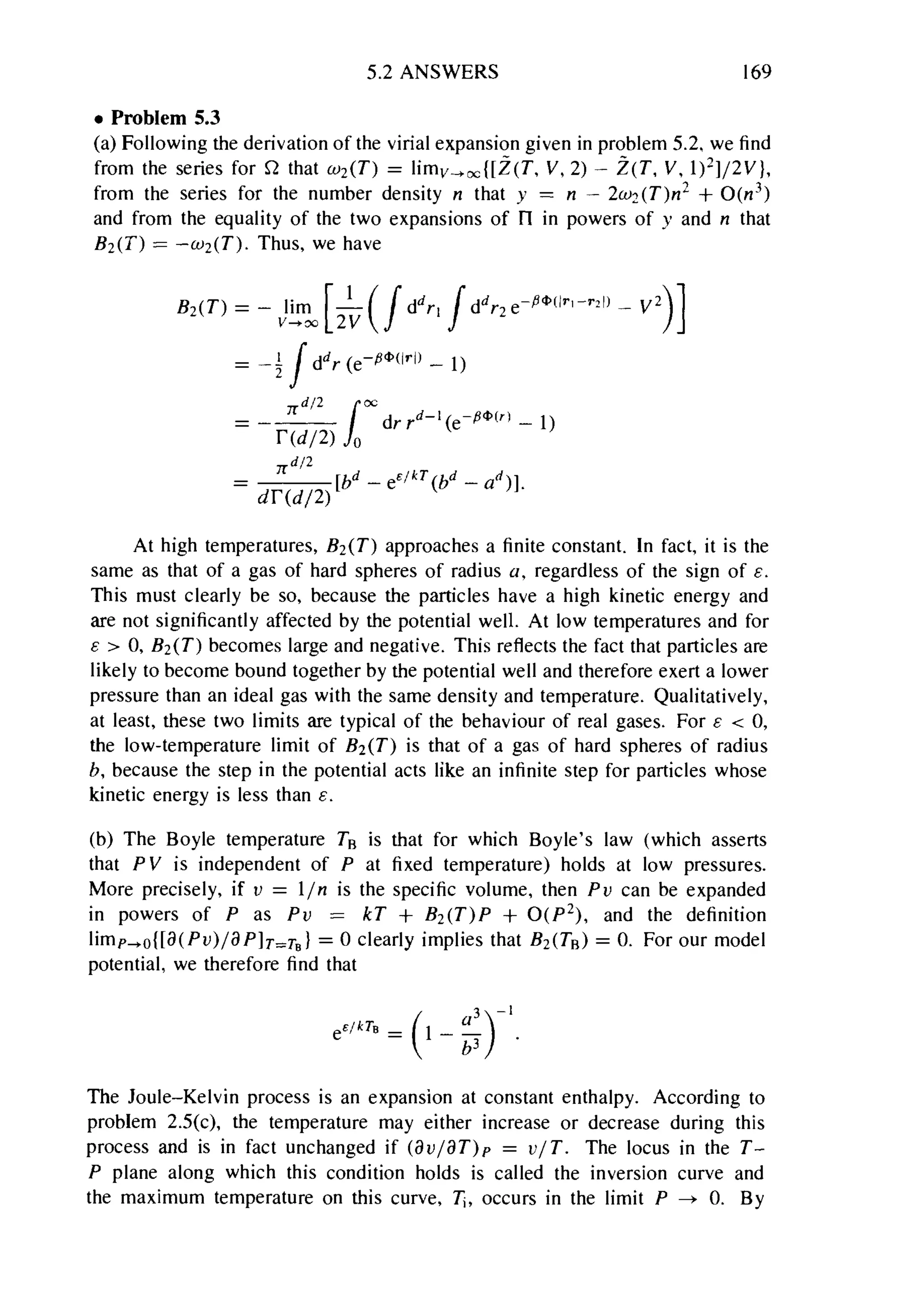 Problems on stat phys