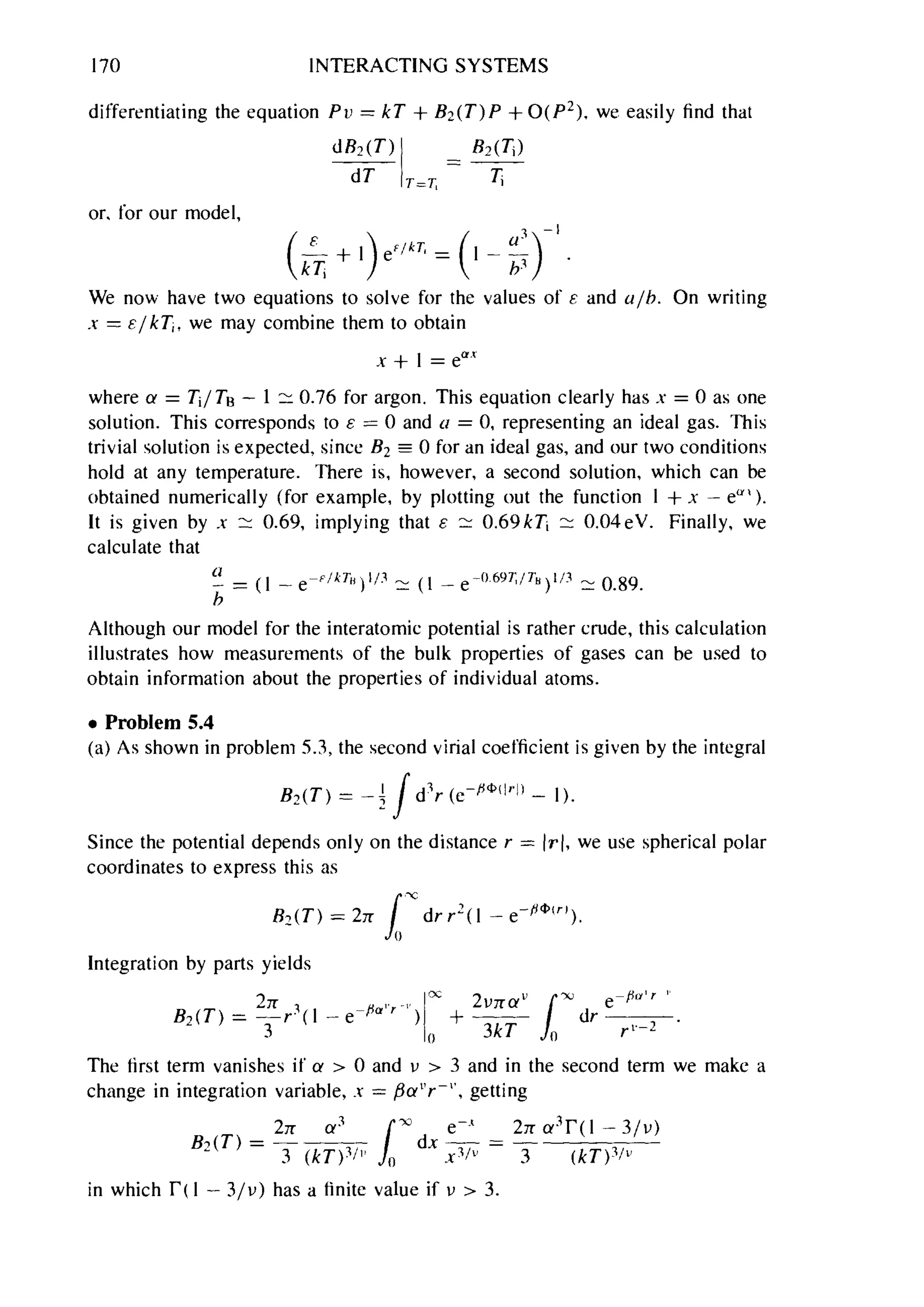 Problems on stat phys