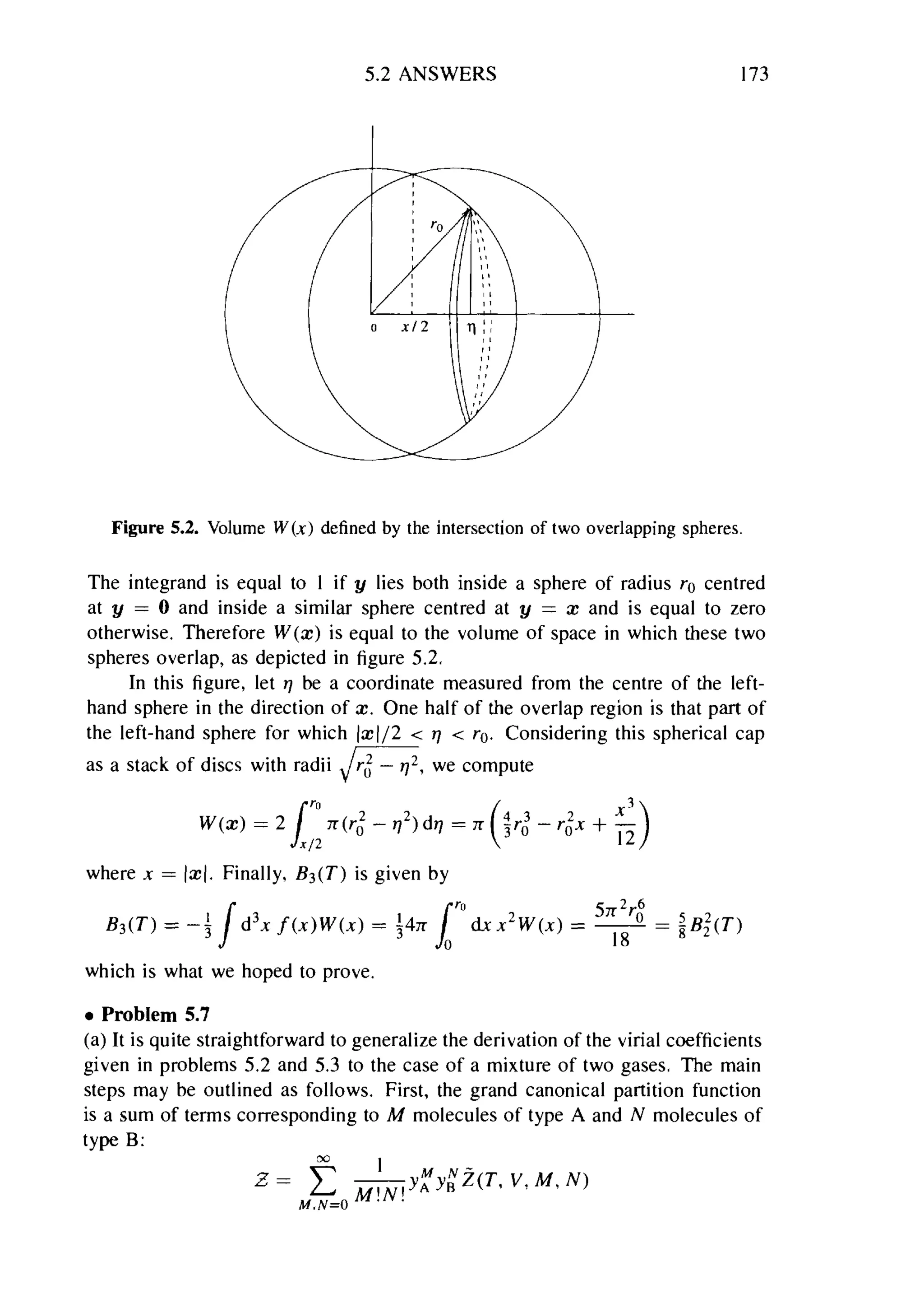 Problems on stat phys