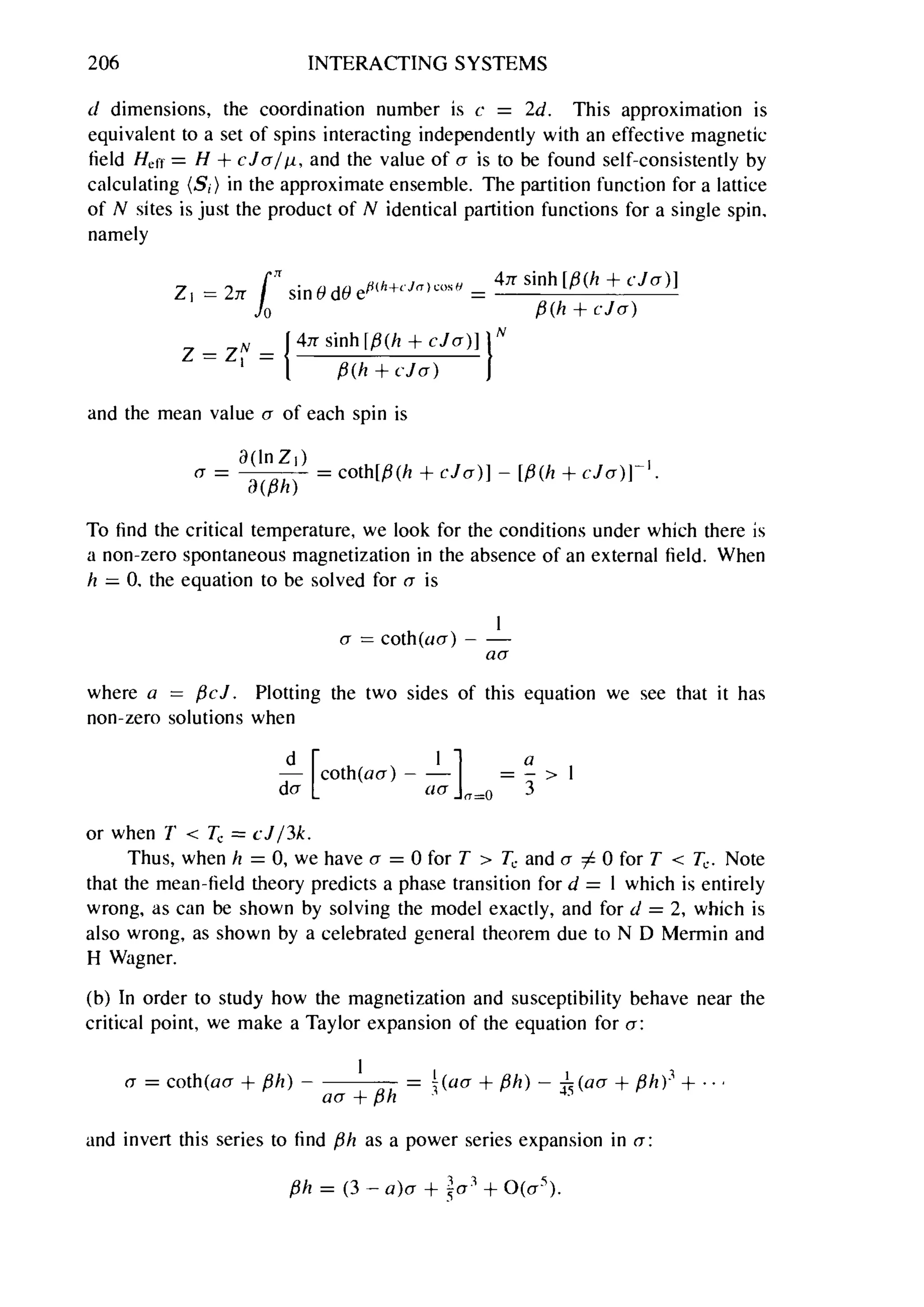Problems on stat phys