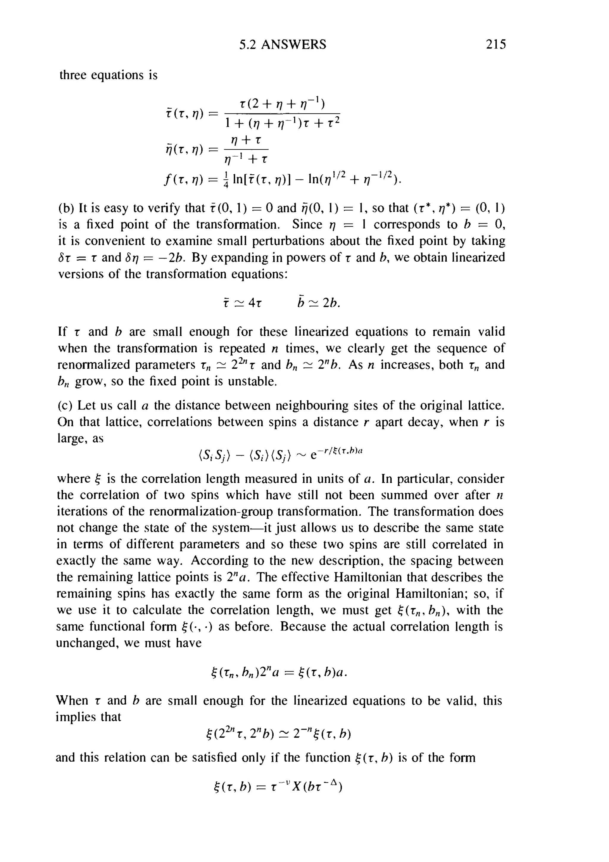 Problems on stat phys