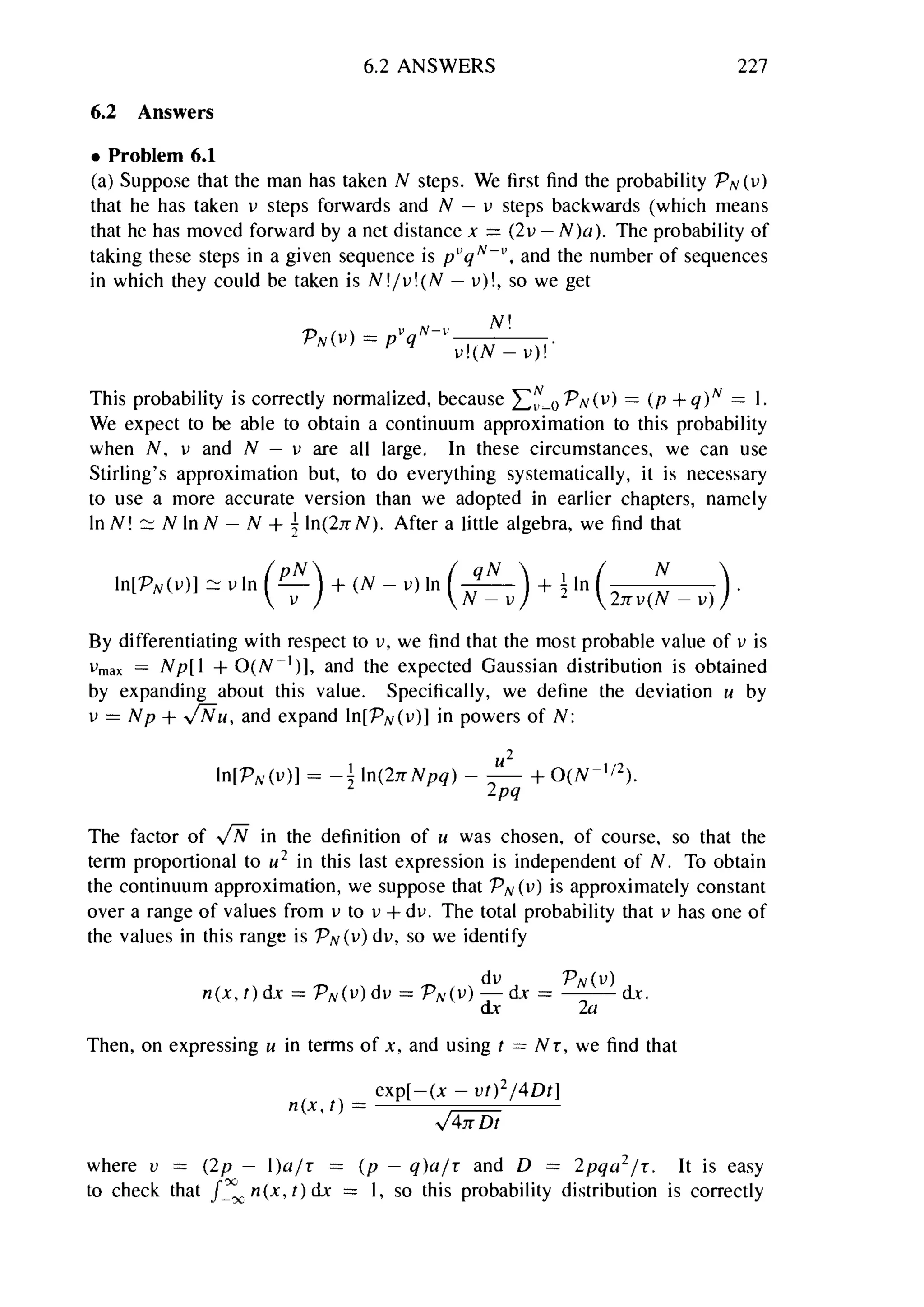 Problems on stat phys
