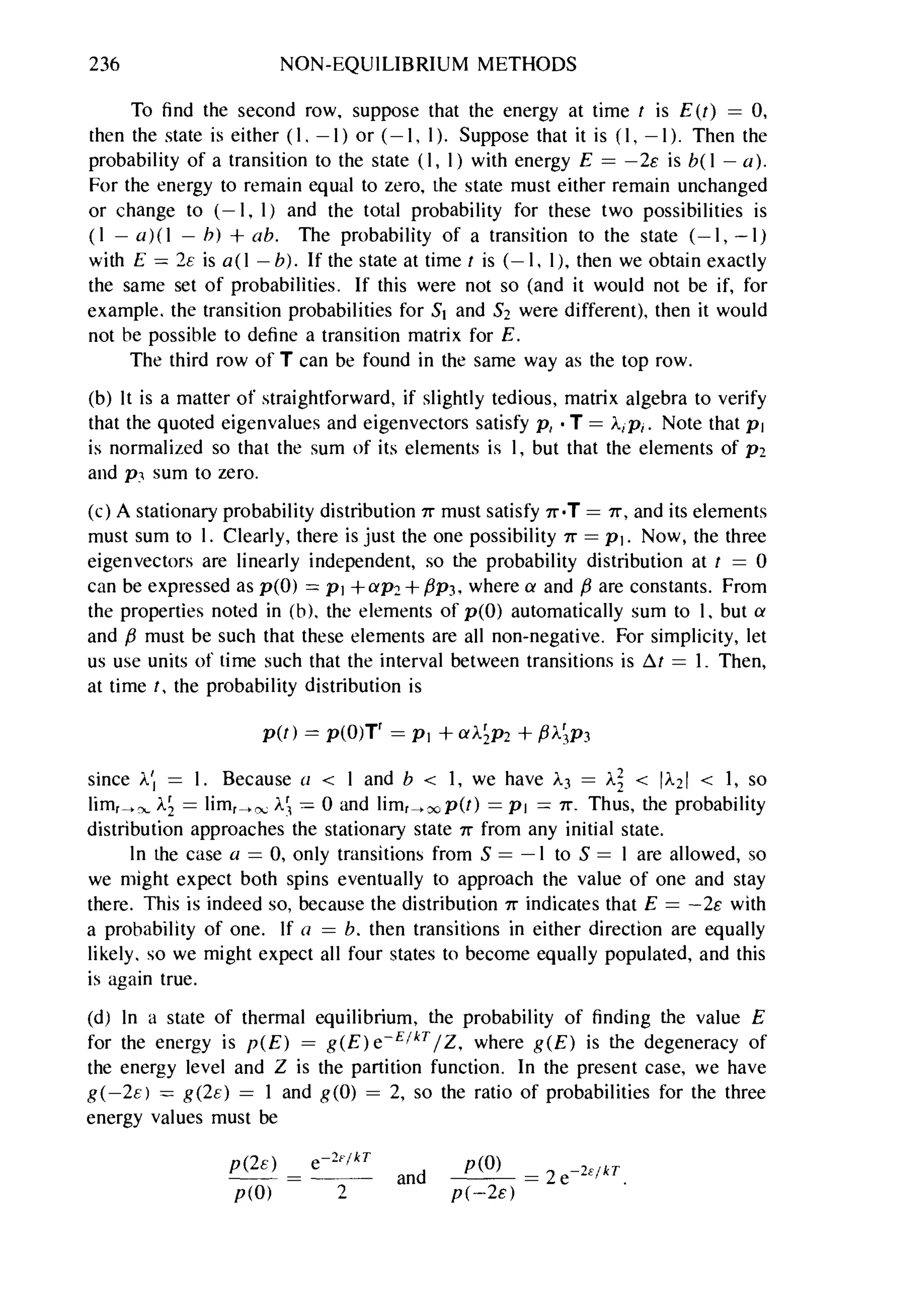 Problems on stat phys