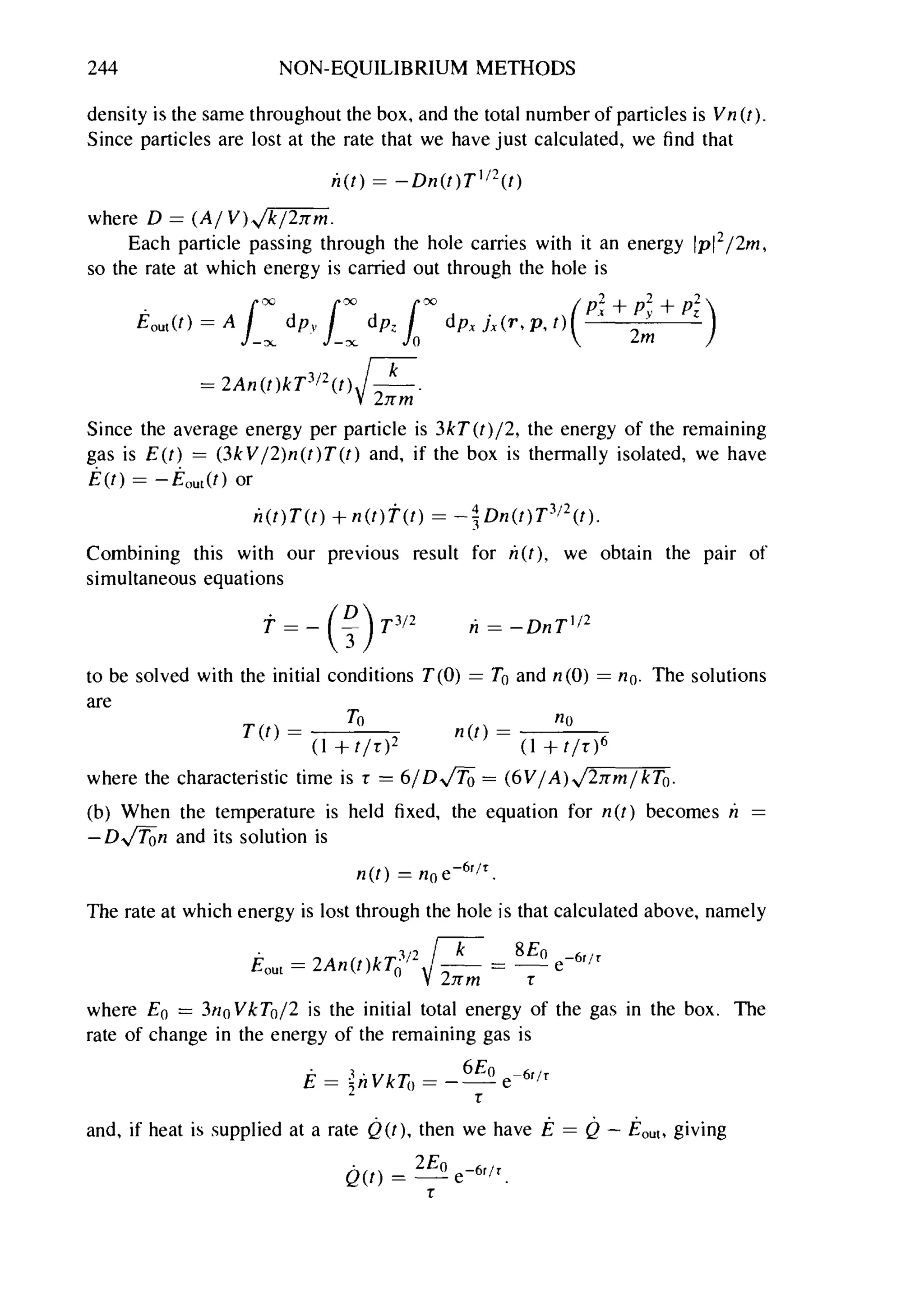 Problems on stat phys