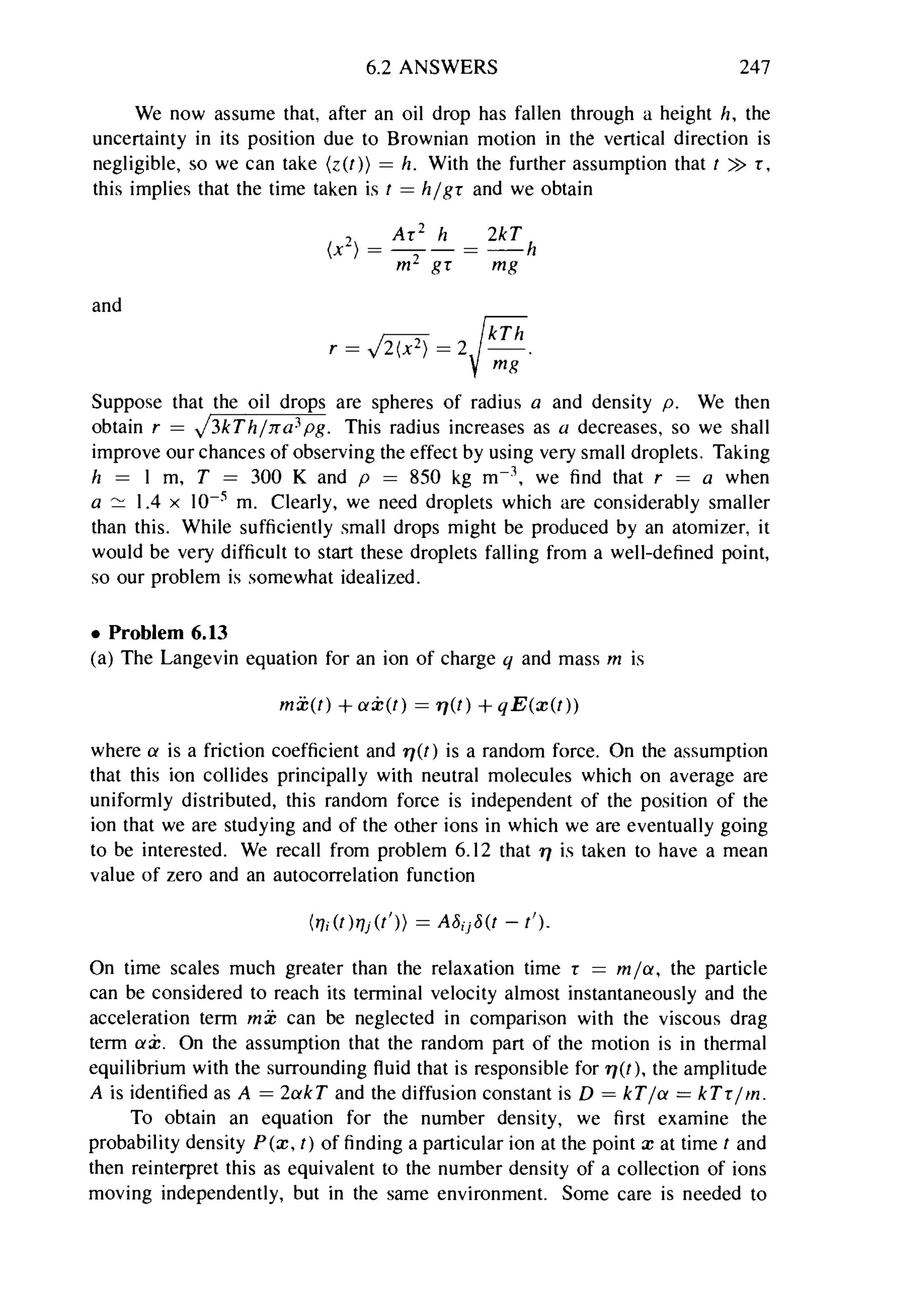 Problems on stat phys