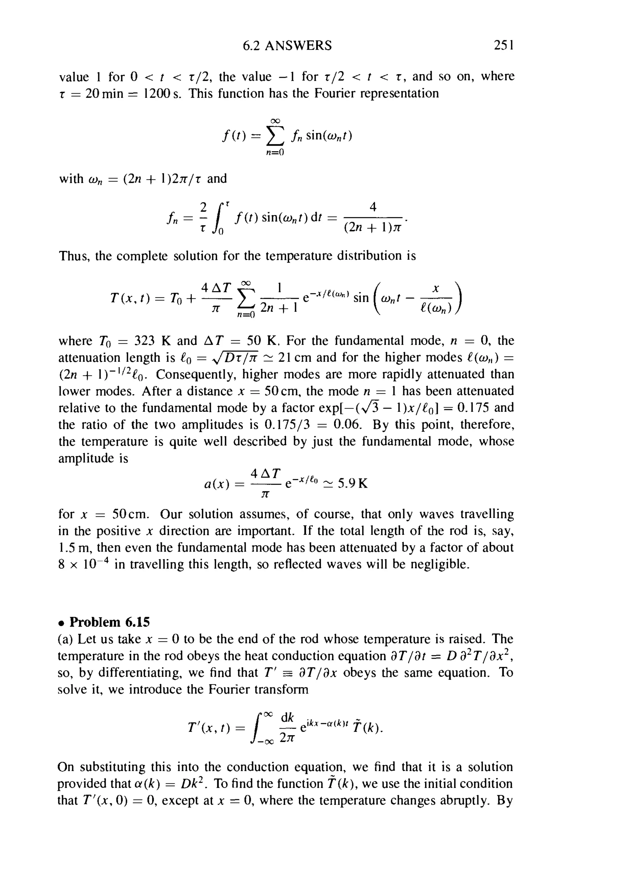 Problems on stat phys