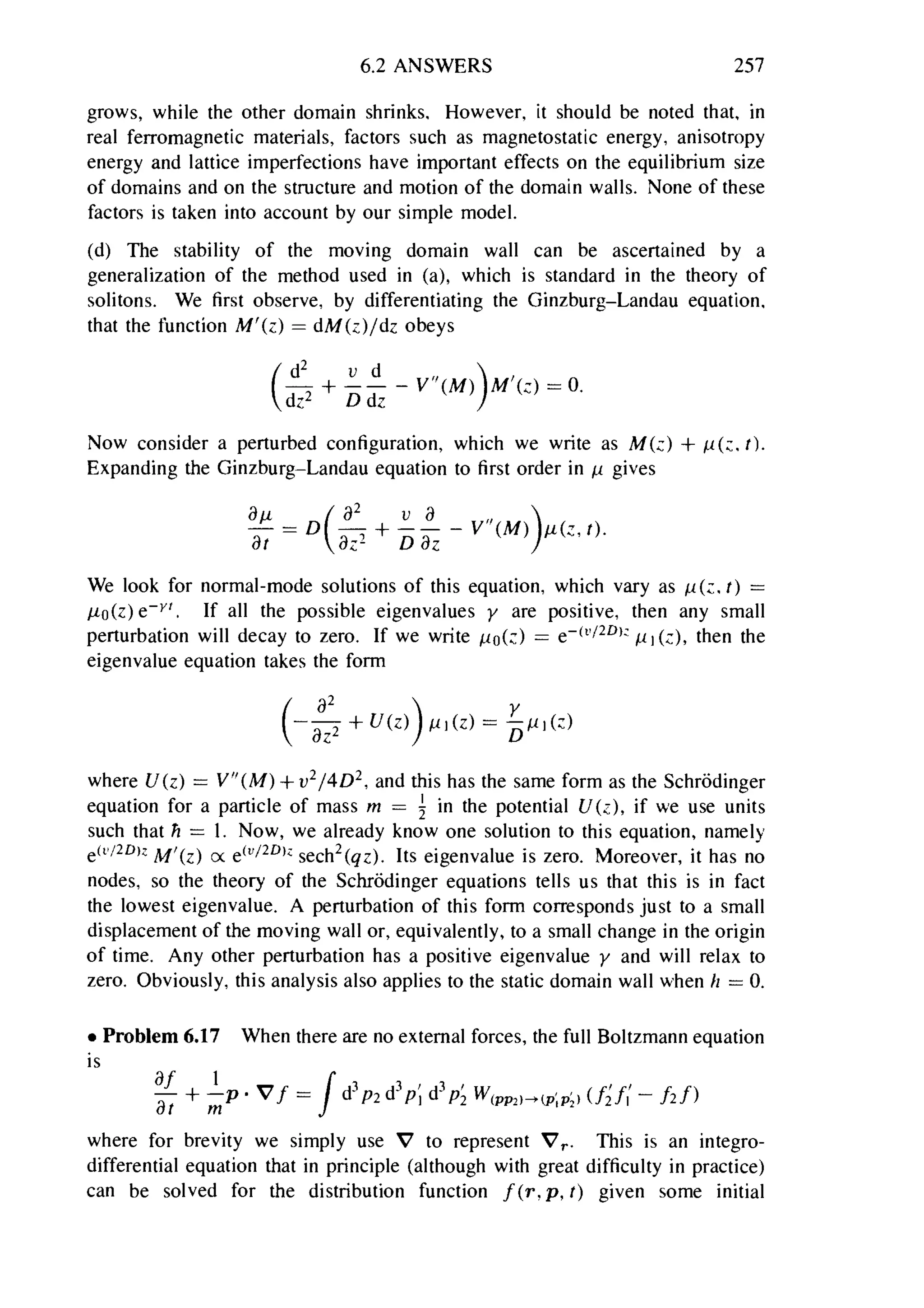 Problems on stat phys
