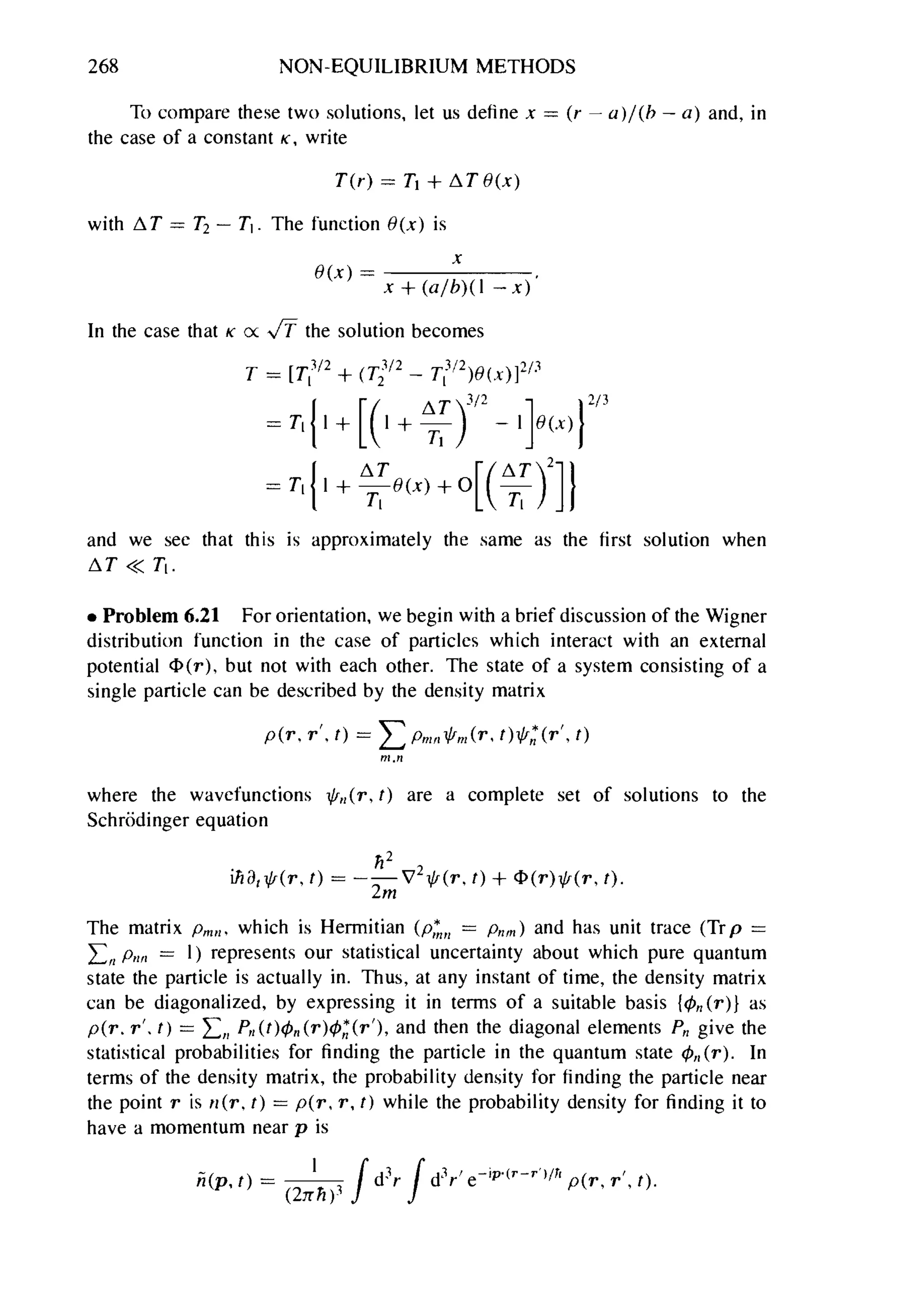 Problems on stat phys