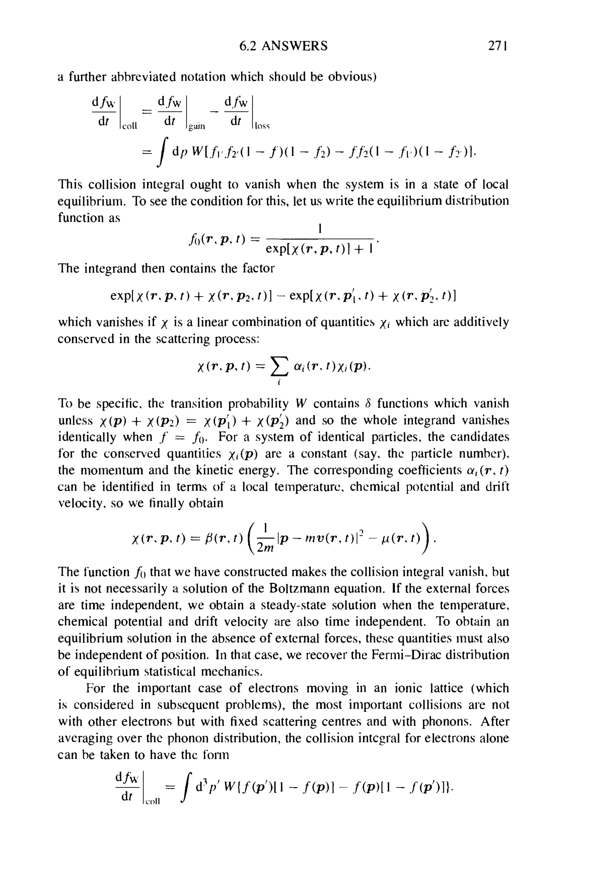 Problems on stat phys