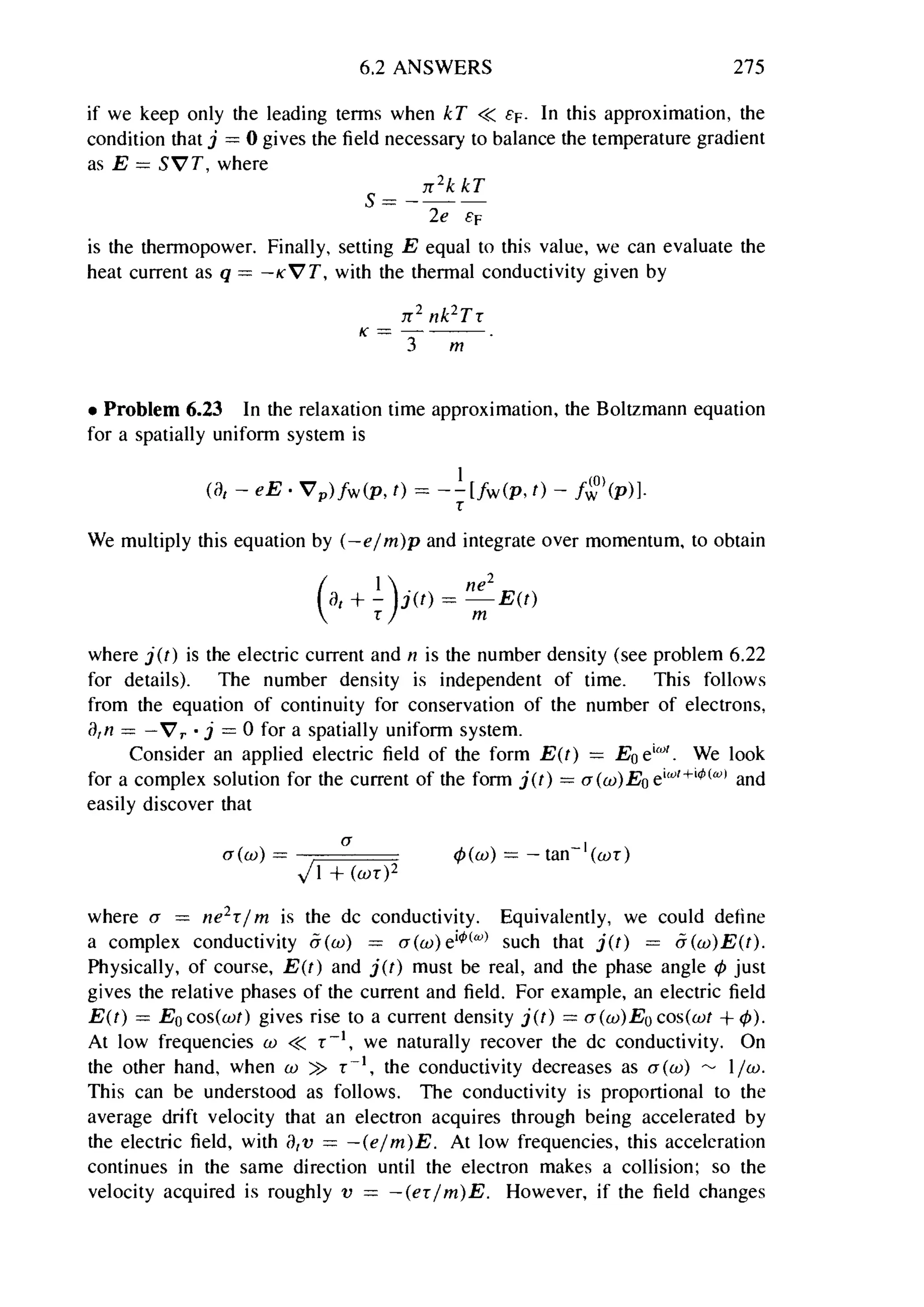 Problems on stat phys