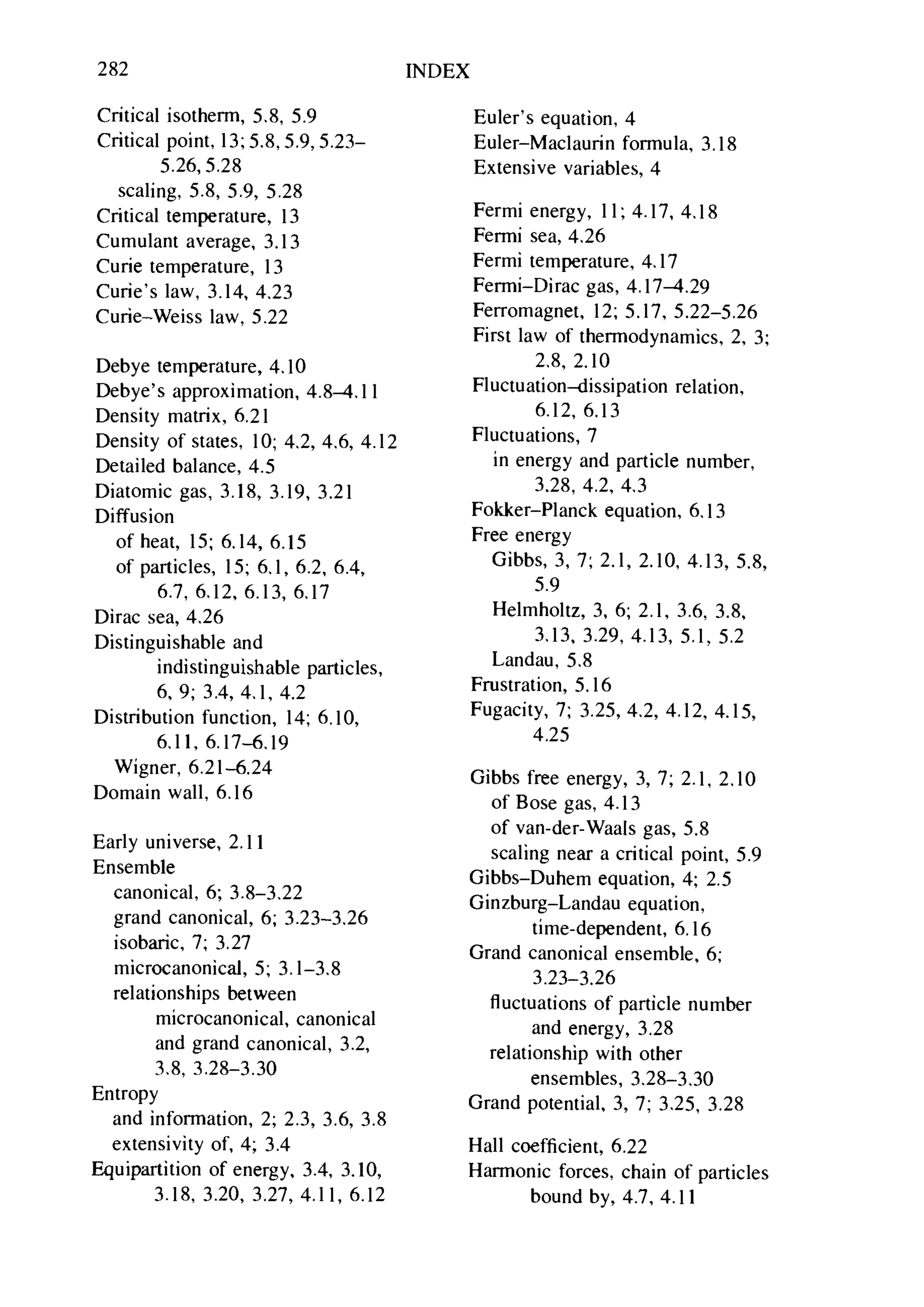 Problems on stat phys