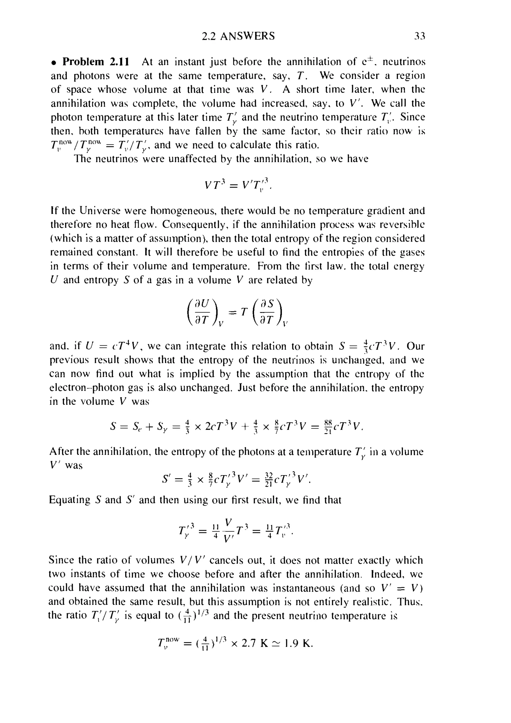 Problems on stat phys