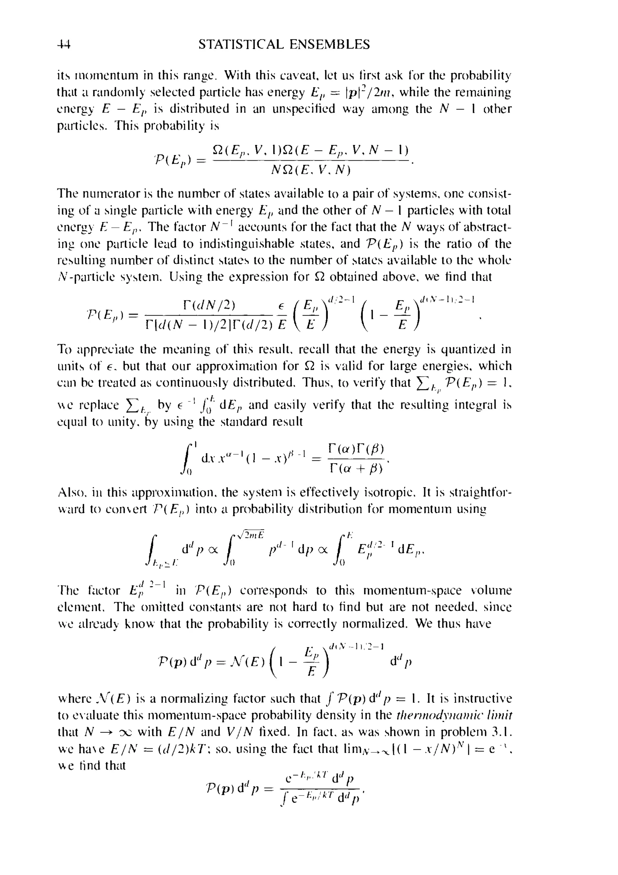 Problems on stat phys