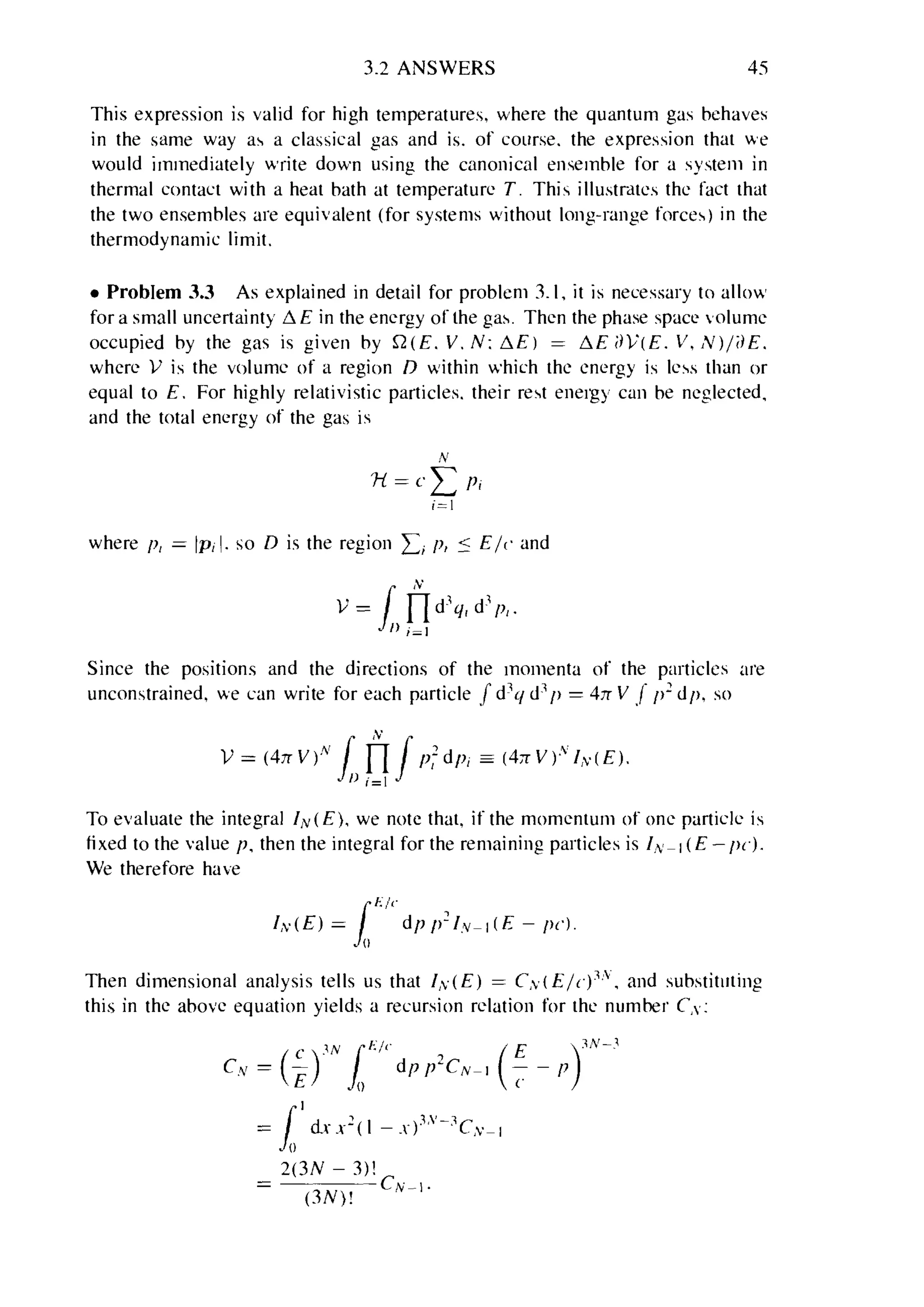 Problems on stat phys