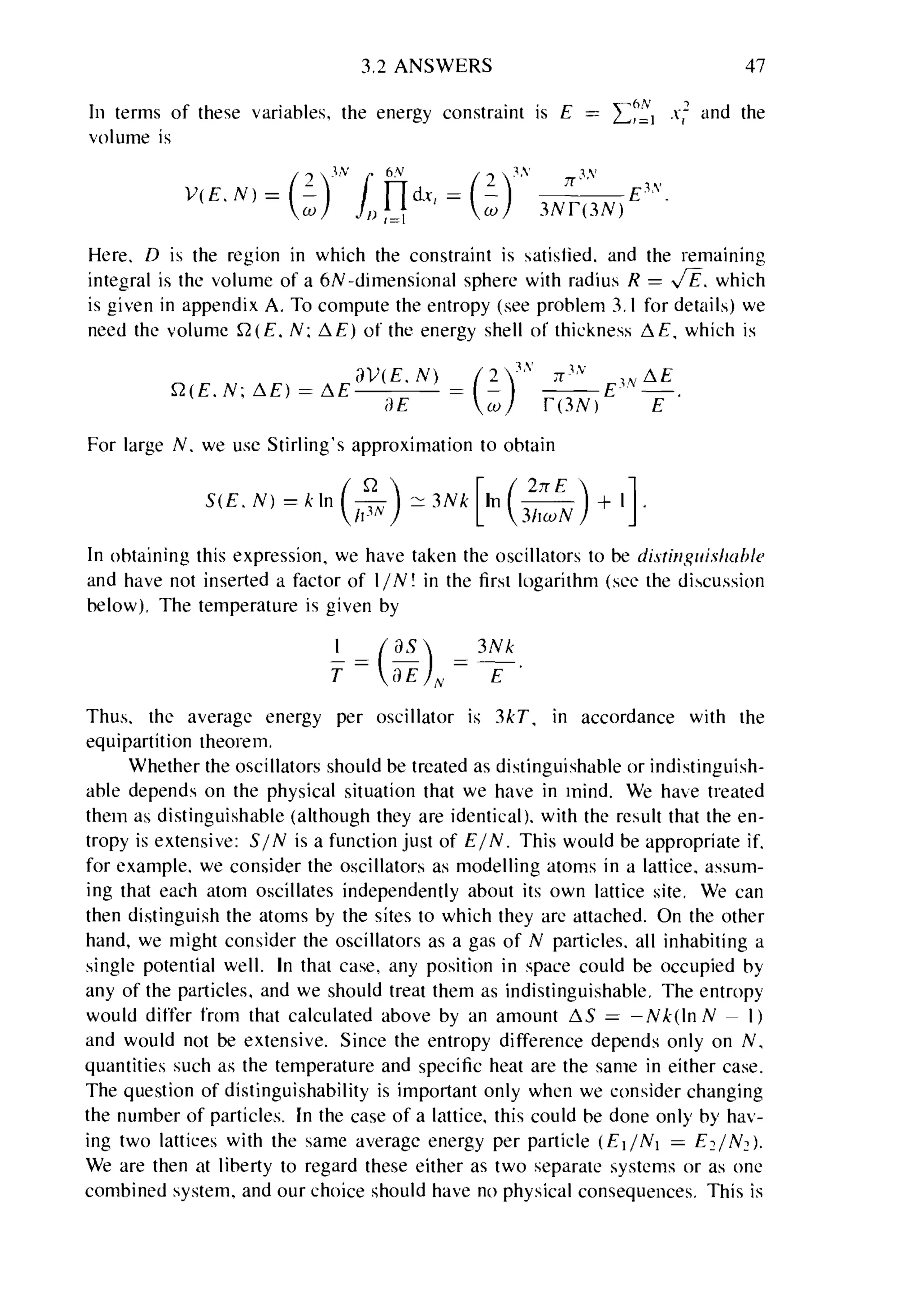 Problems on stat phys