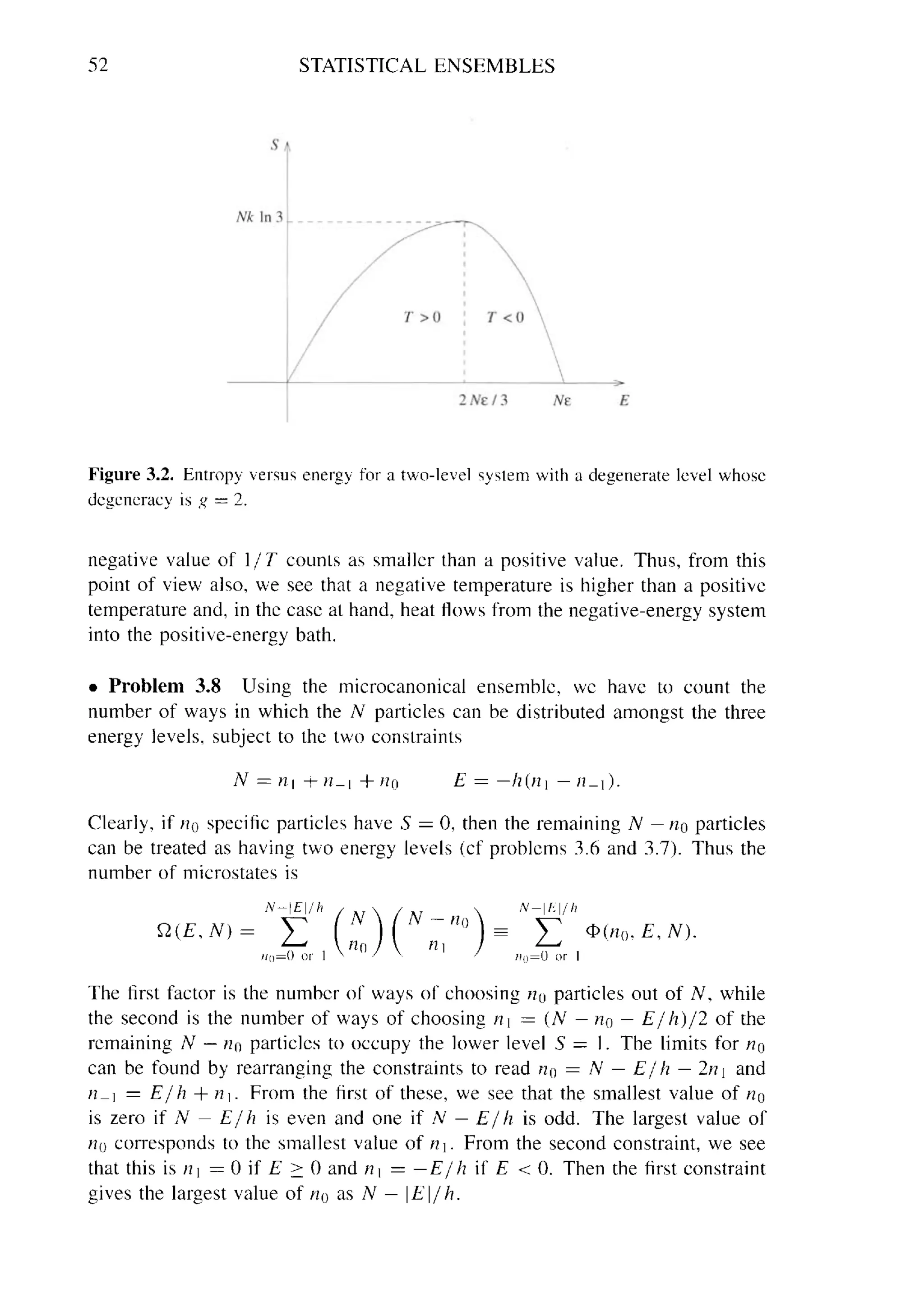 Problems on stat phys