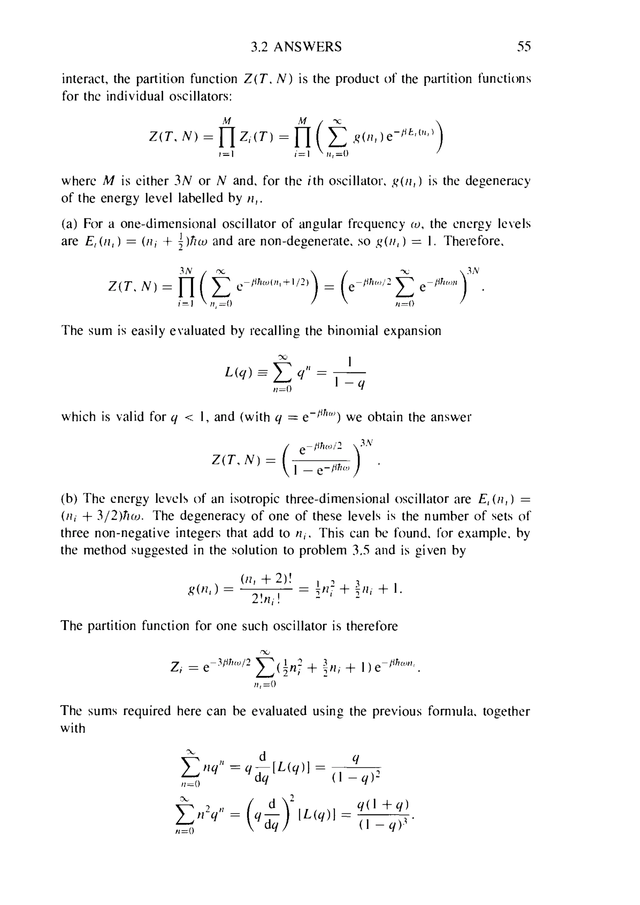 Problems on stat phys