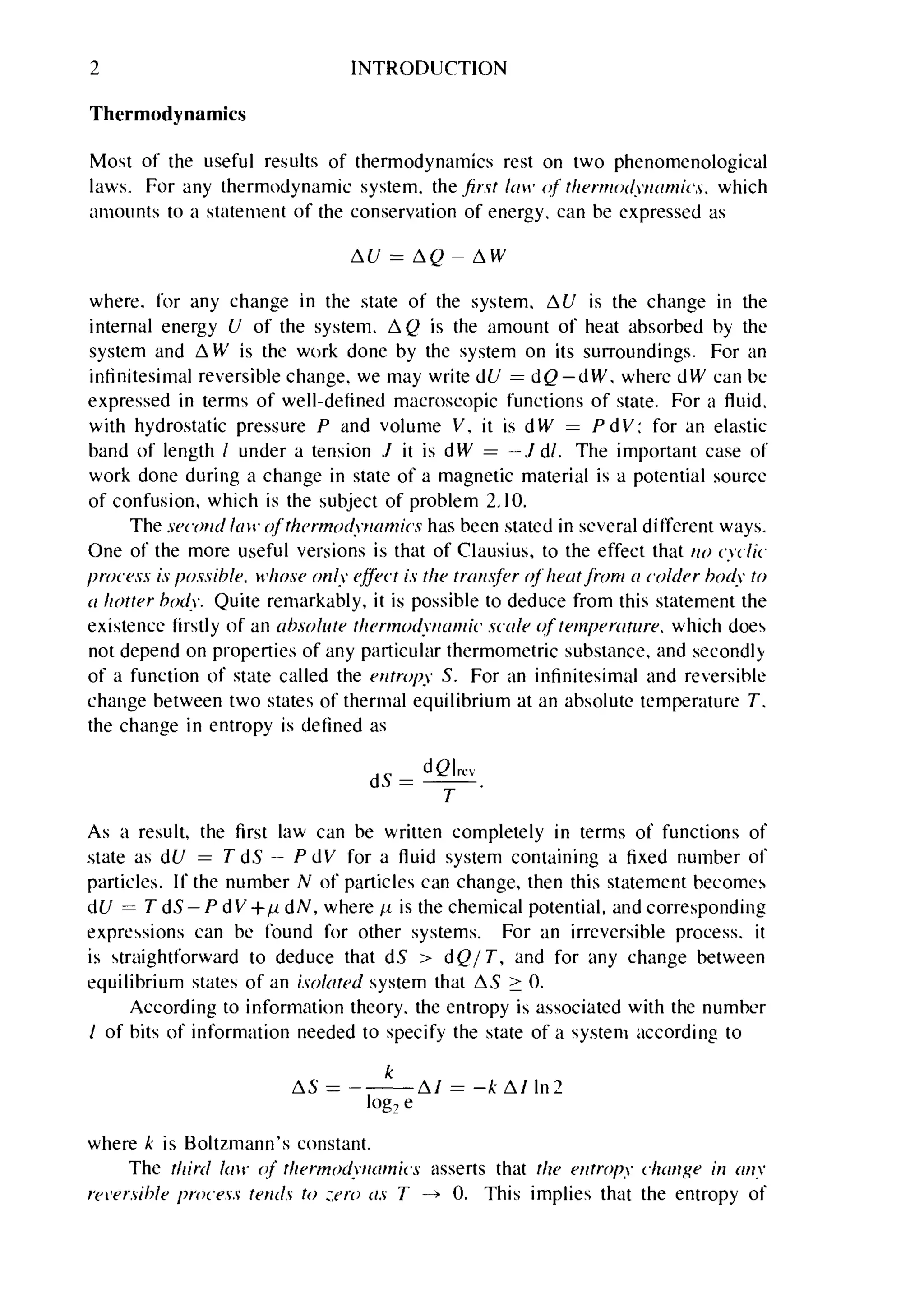 Problems on stat phys