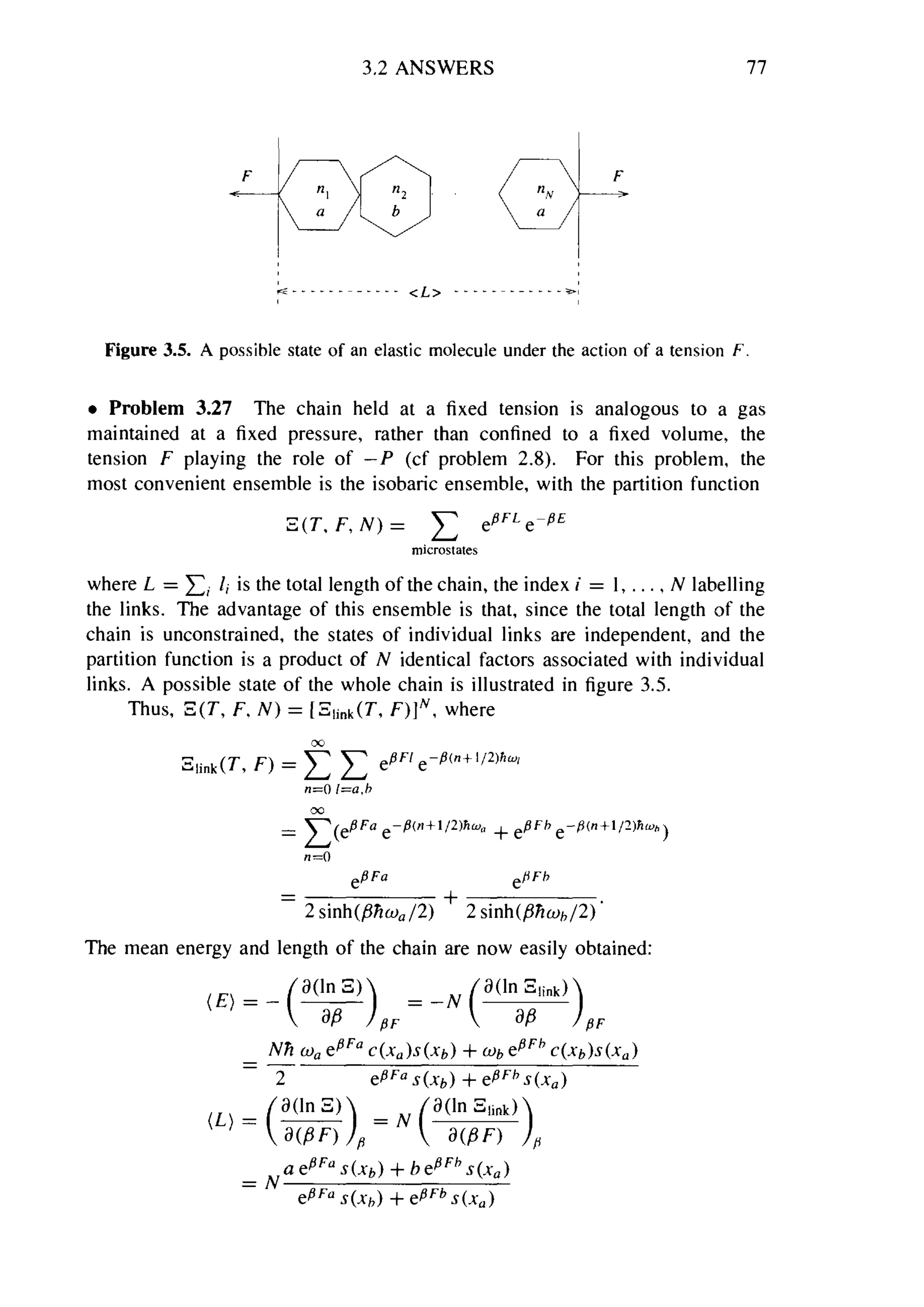 Problems on stat phys