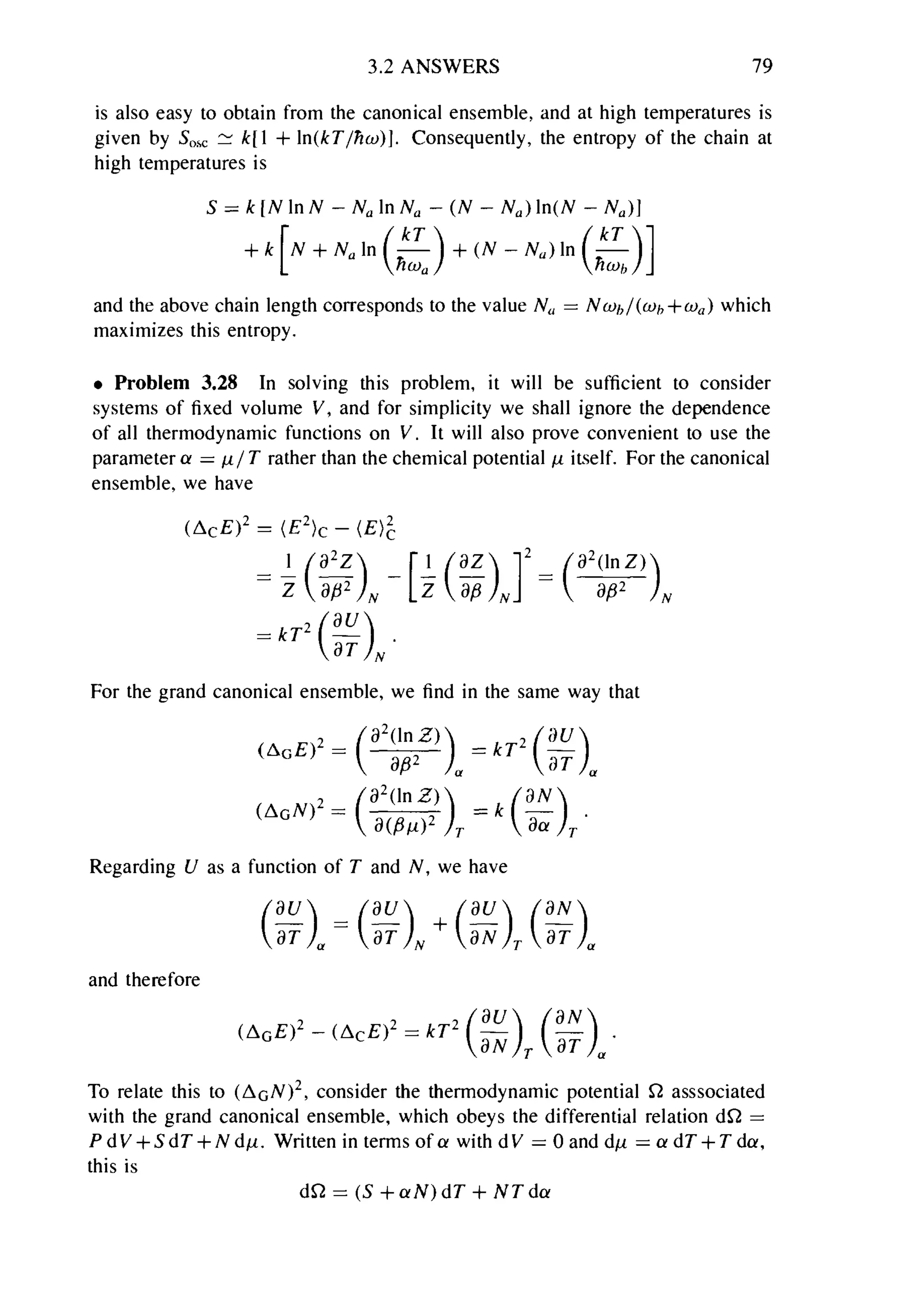 Problems on stat phys